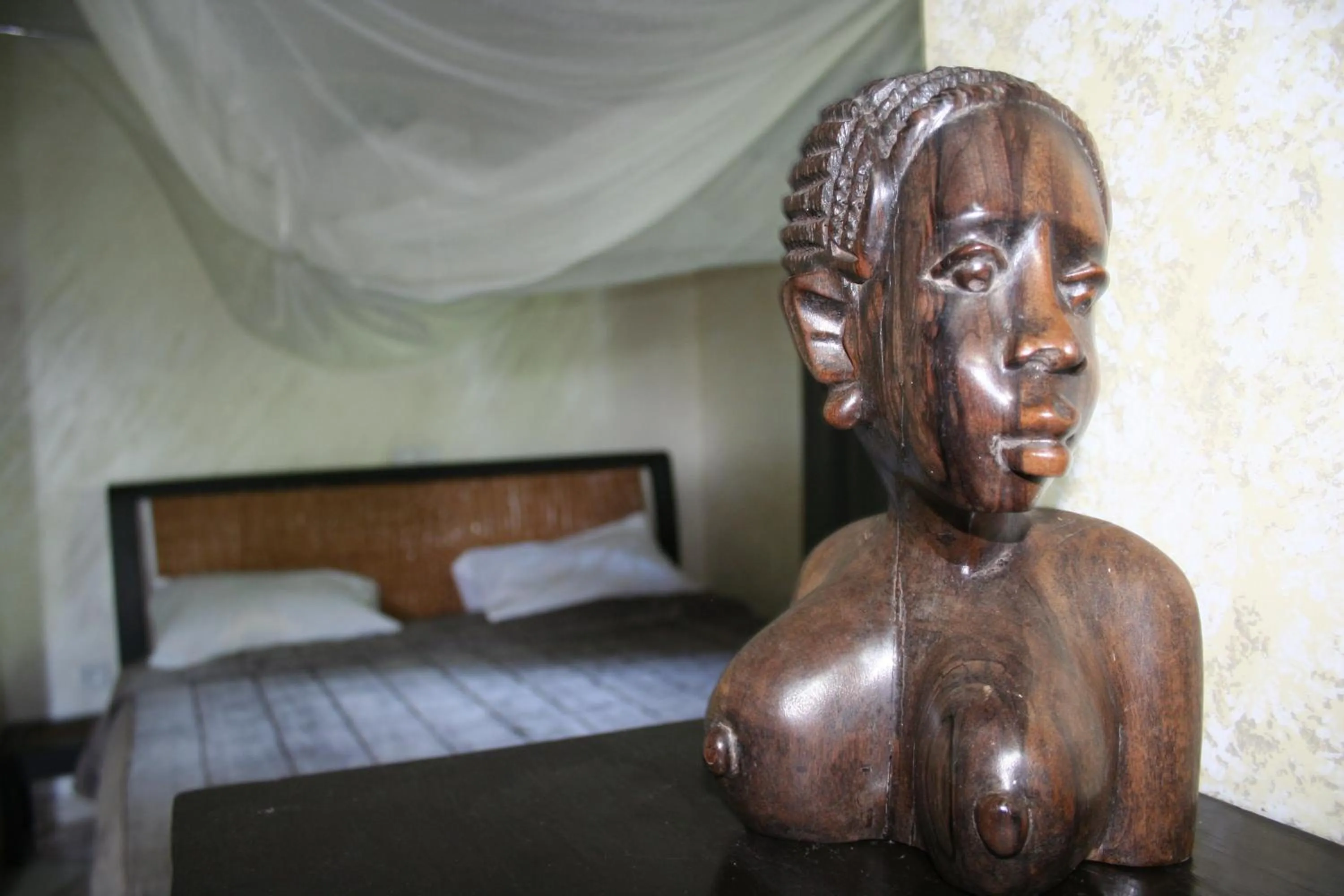 Bed in Hotel Napoleon Lagune