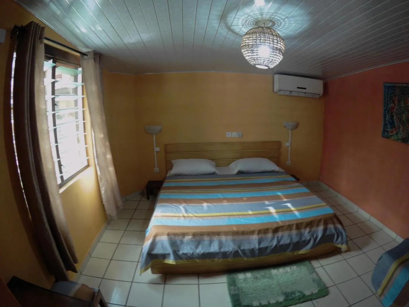 Bed in Hotel Napoleon Lagune