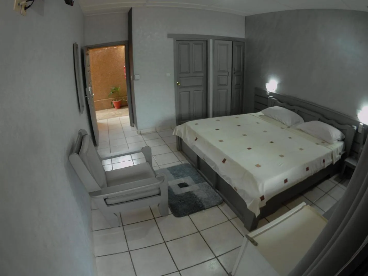 Bed in Hotel Napoleon Lagune