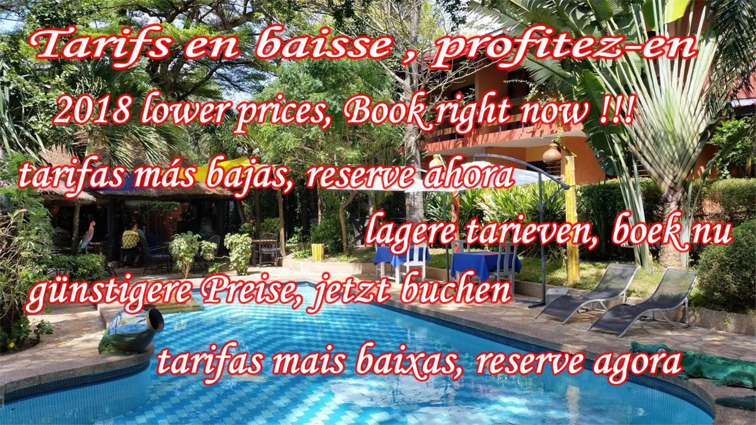 Text overlay in Hotel Napoleon Lagune