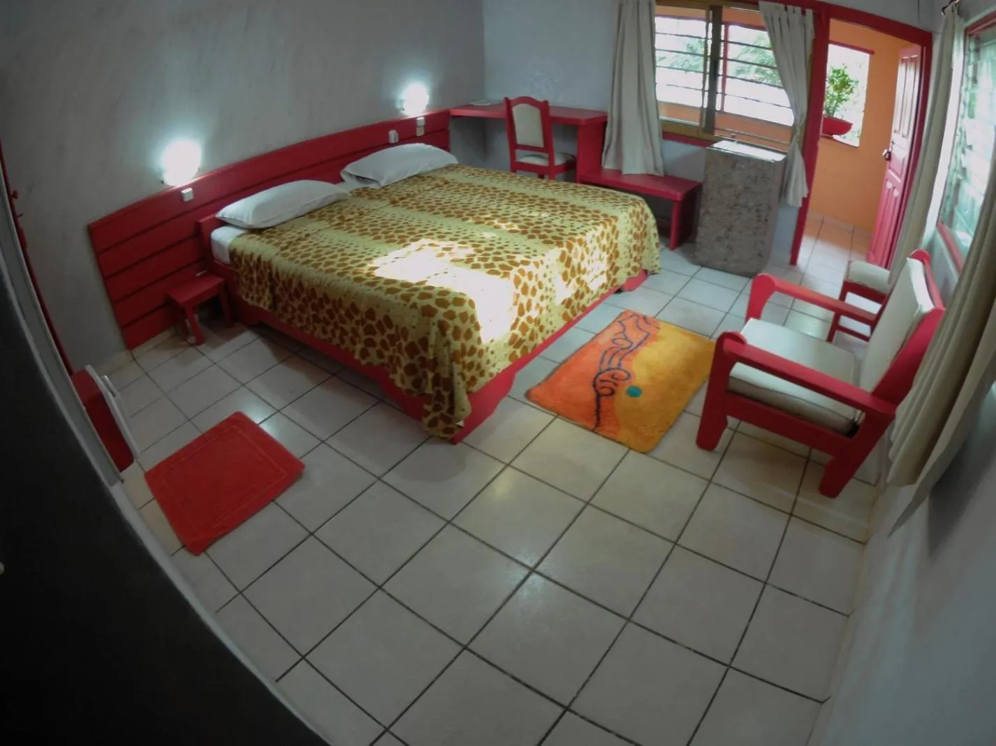 Bed in Hotel Napoleon Lagune