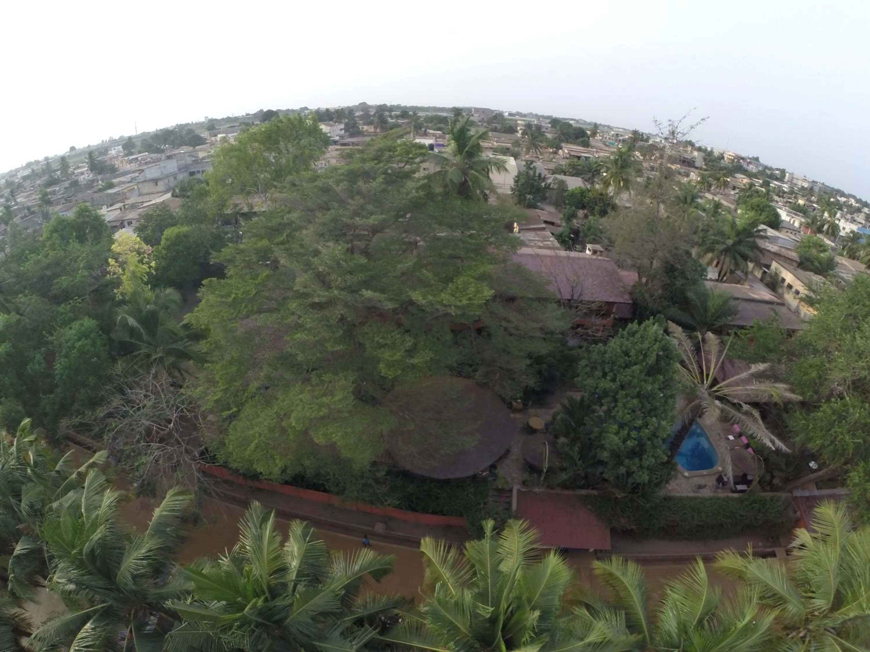 Bird's eye view in Hotel Napoleon Lagune