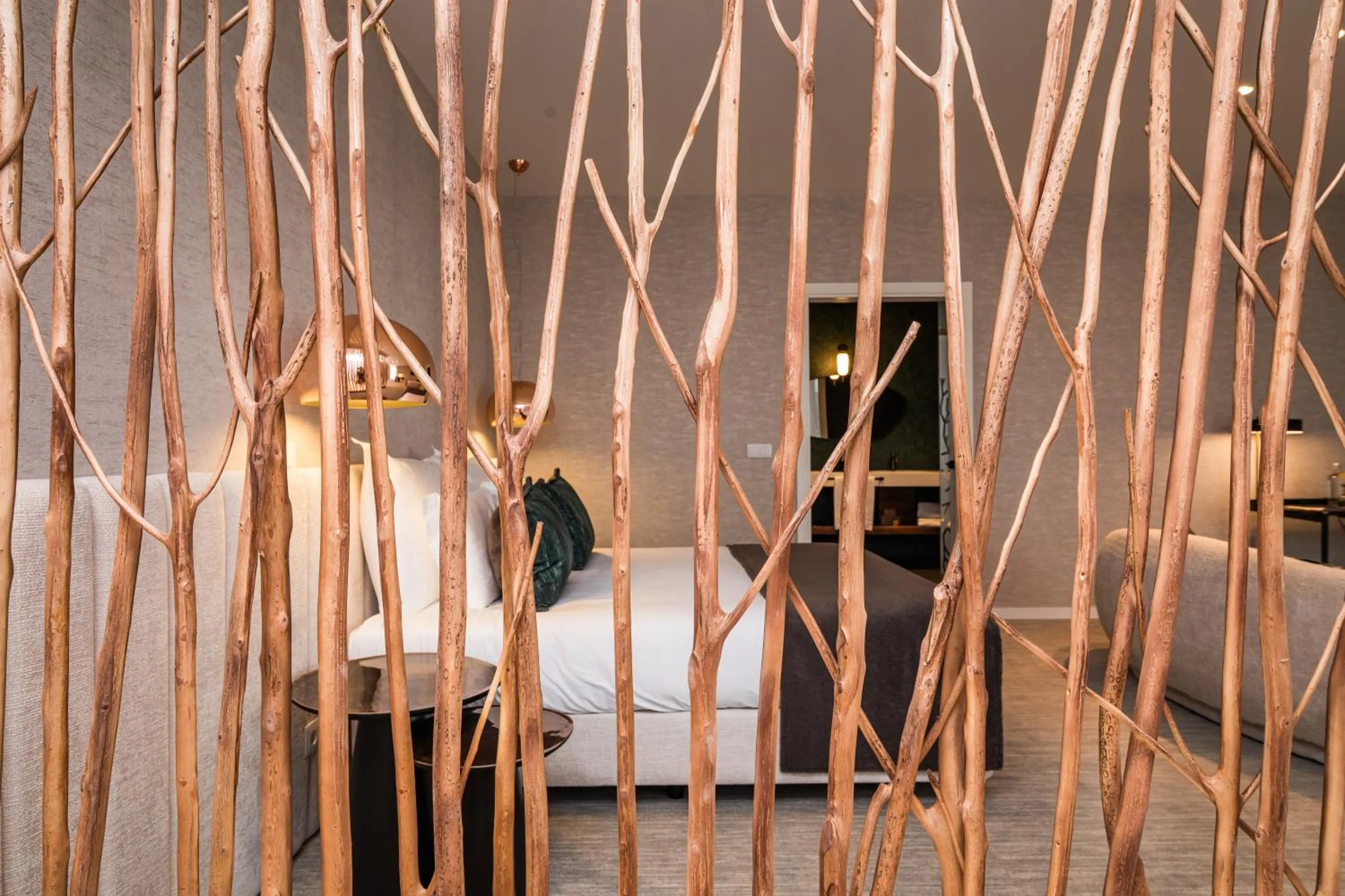 Bed in Haven Nature Hotel & Villas