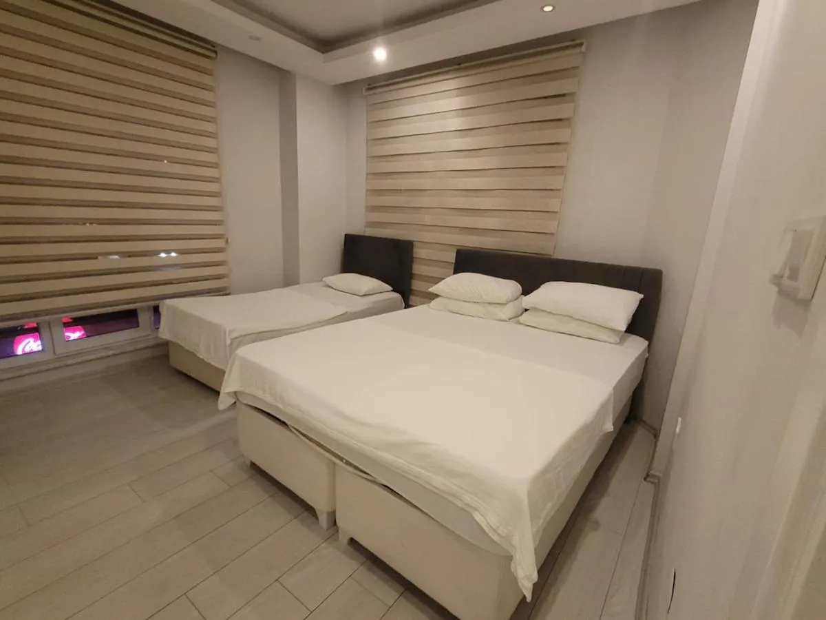 Bed in Sea House Otel