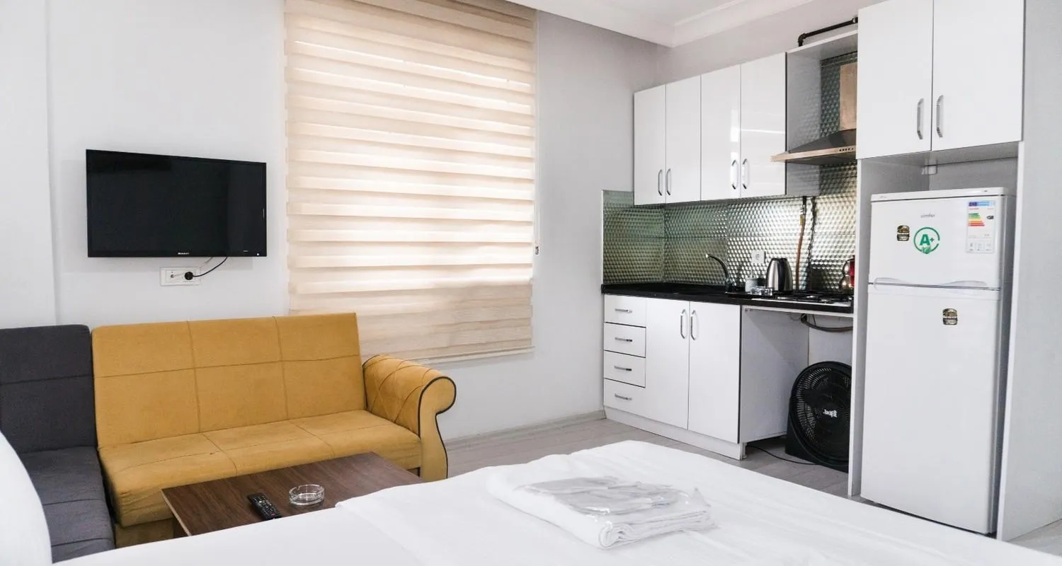 Bed in Sea House Otel