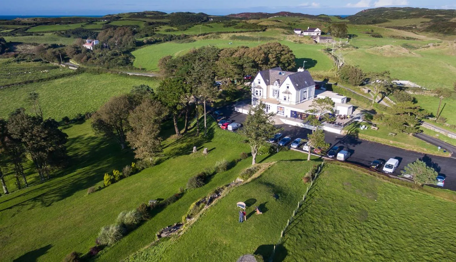 Bird's eye view in Gwesty Gadlys Hotel