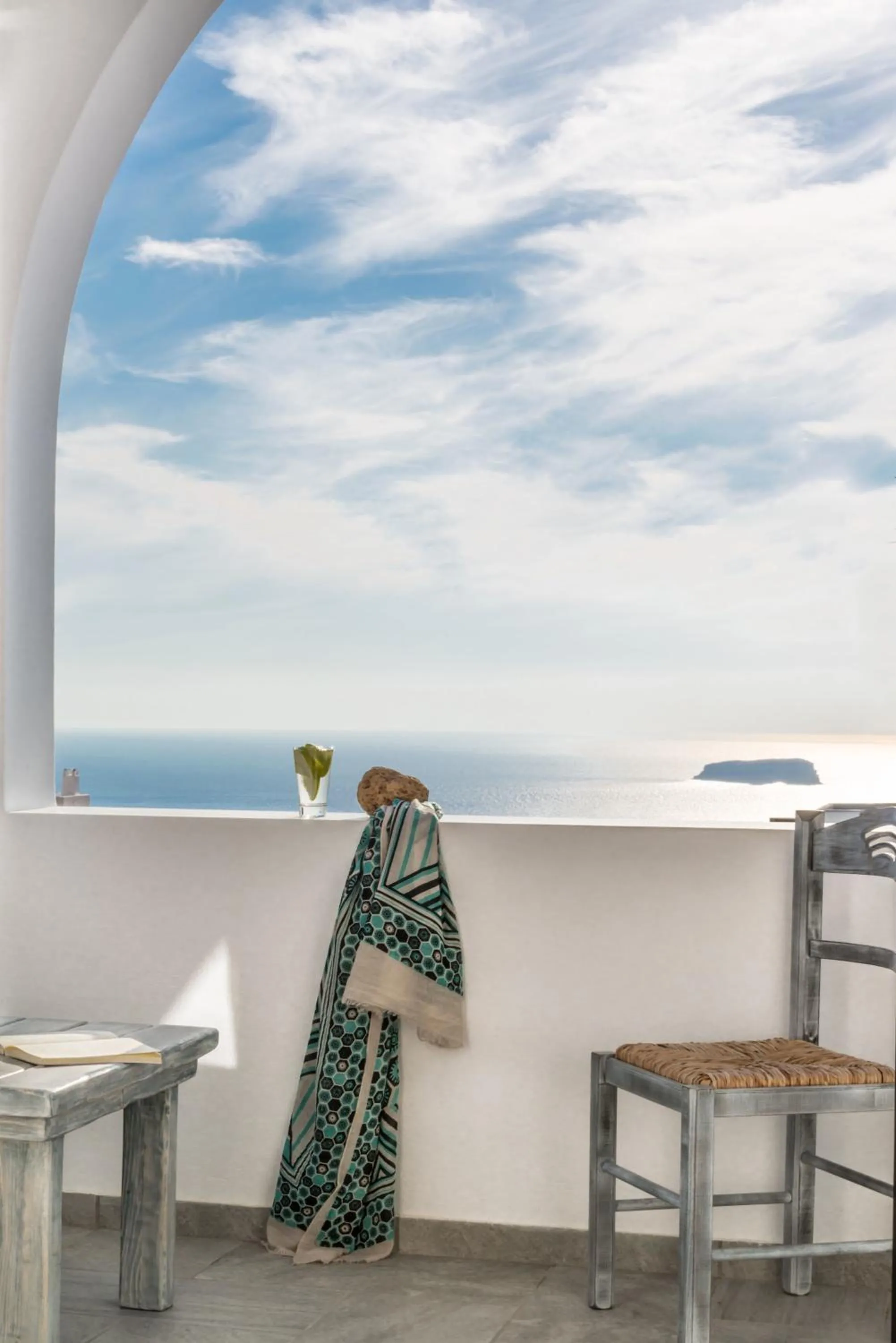 Aspronisi Luxury Villa with Caldera View