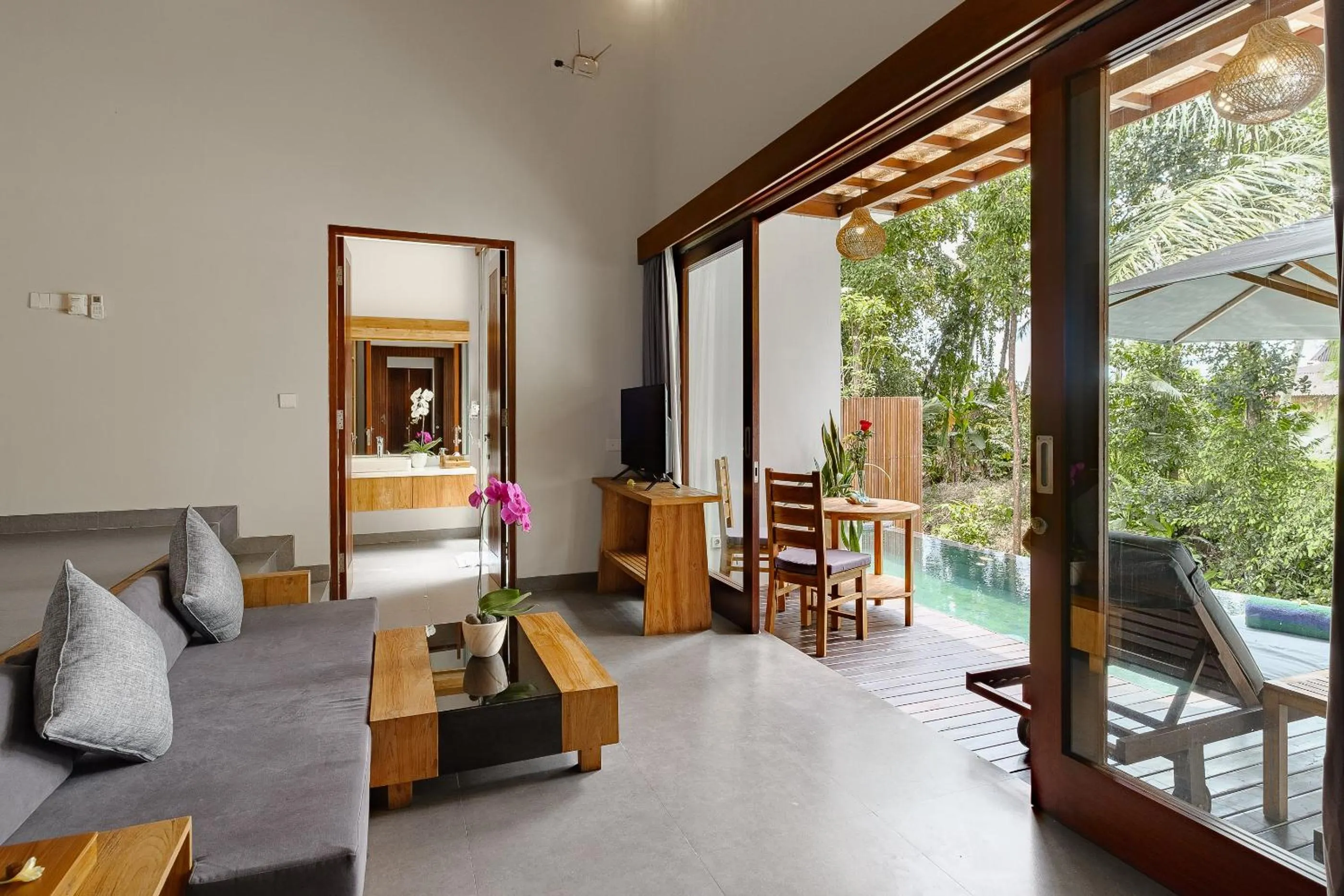 Living room in Elitya Ubud Villa