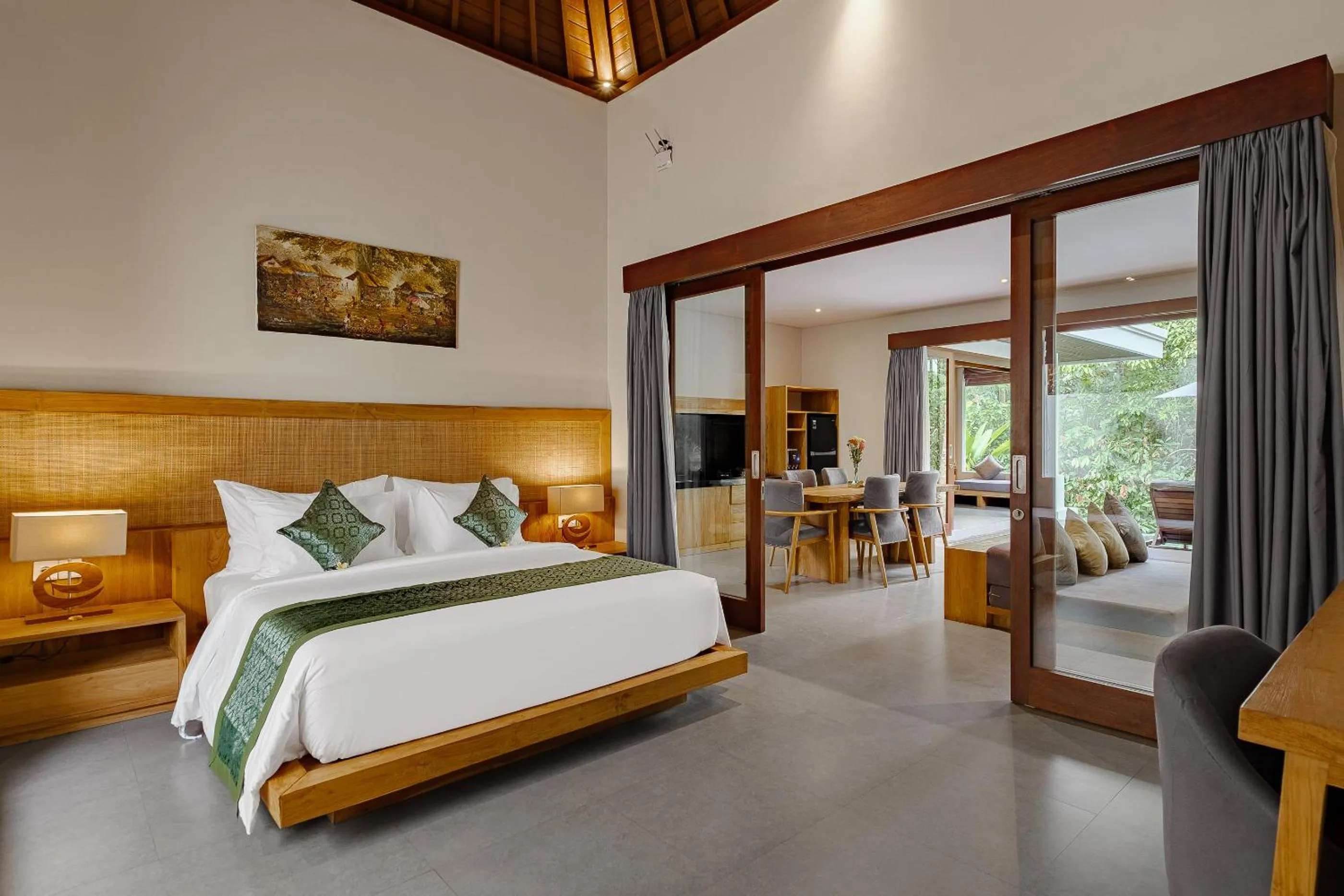 Bed in Elitya Ubud Villa