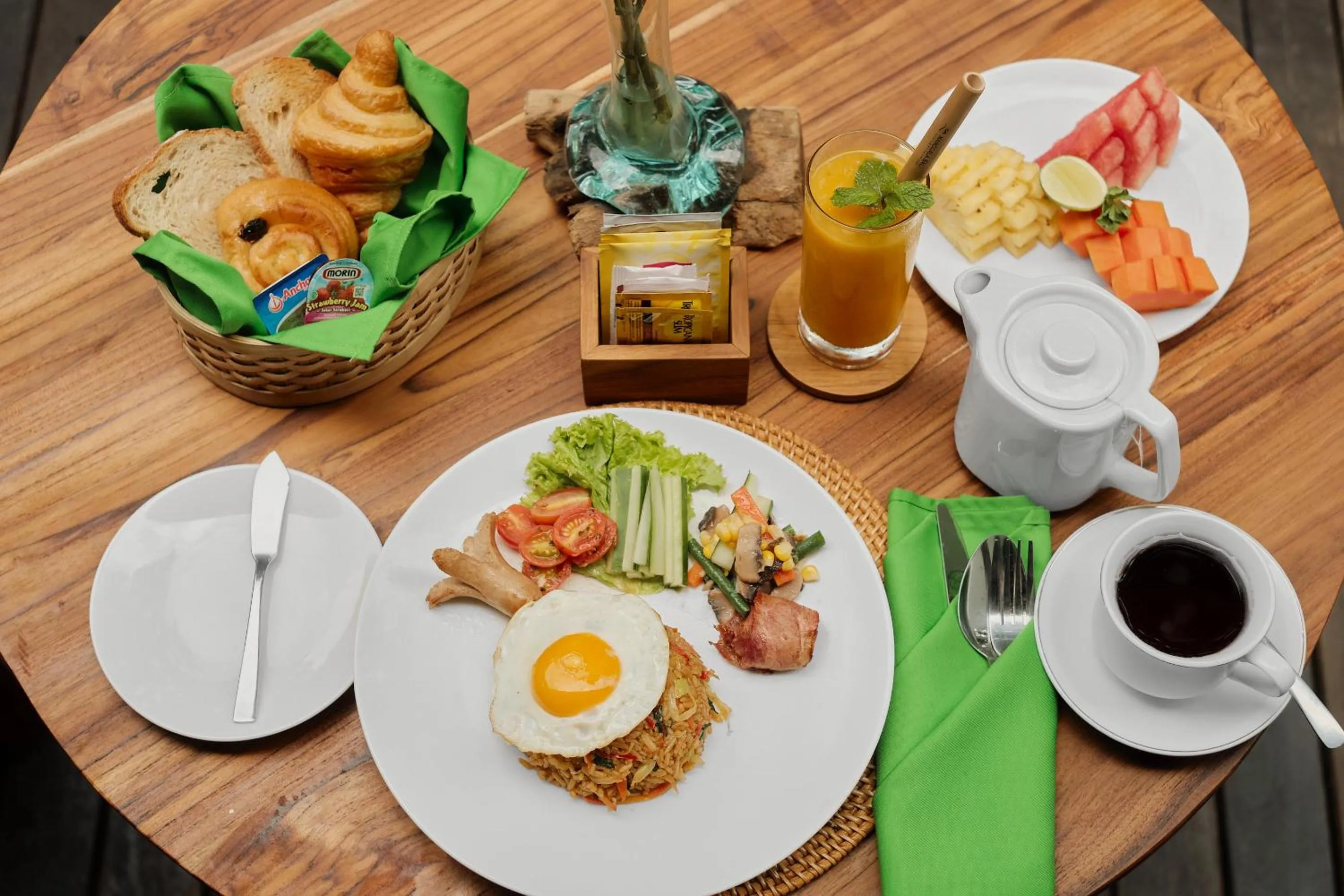 Breakfast in Elitya Ubud Villa