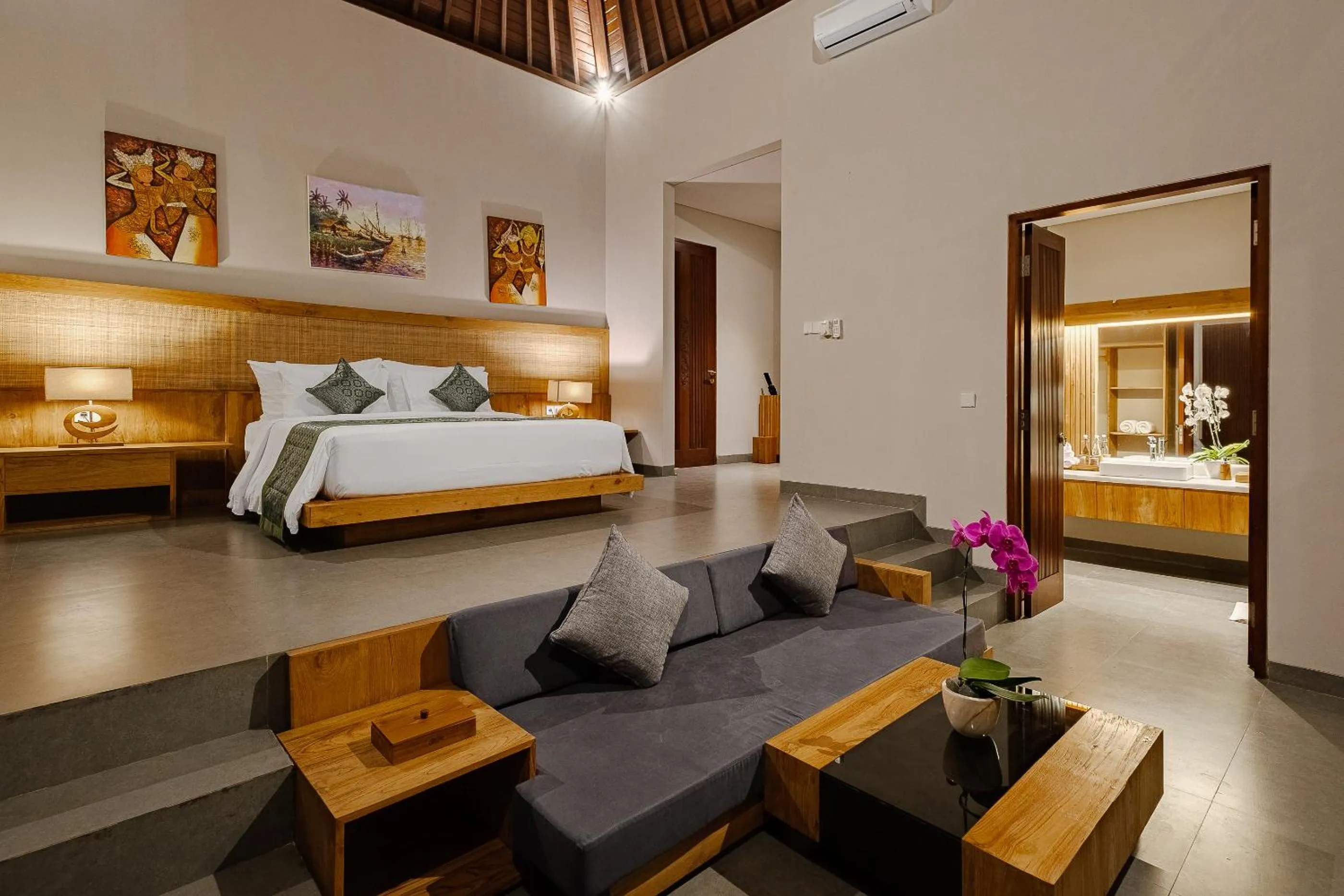Bed in Elitya Ubud Villa