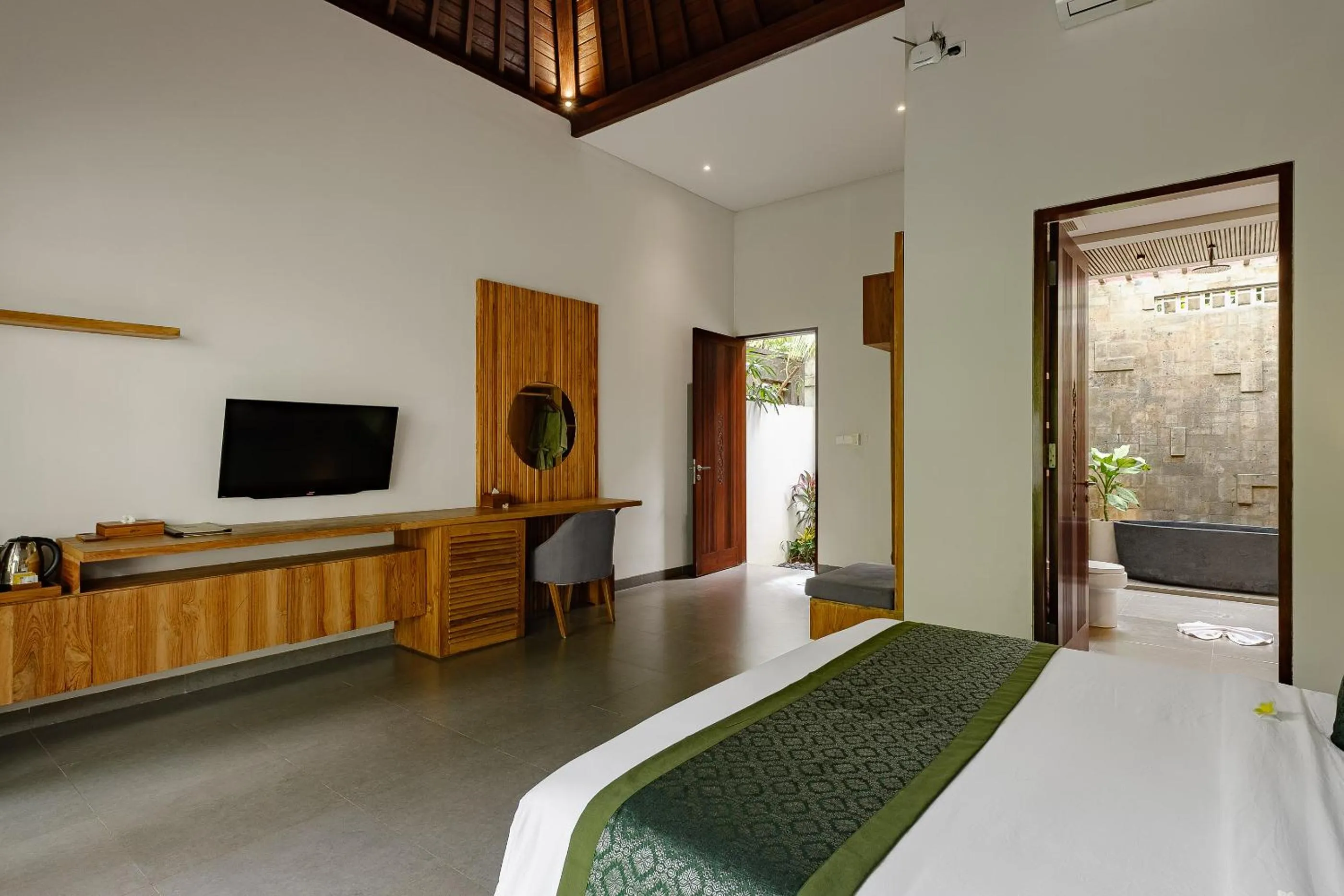 Bed in Elitya Ubud Villa