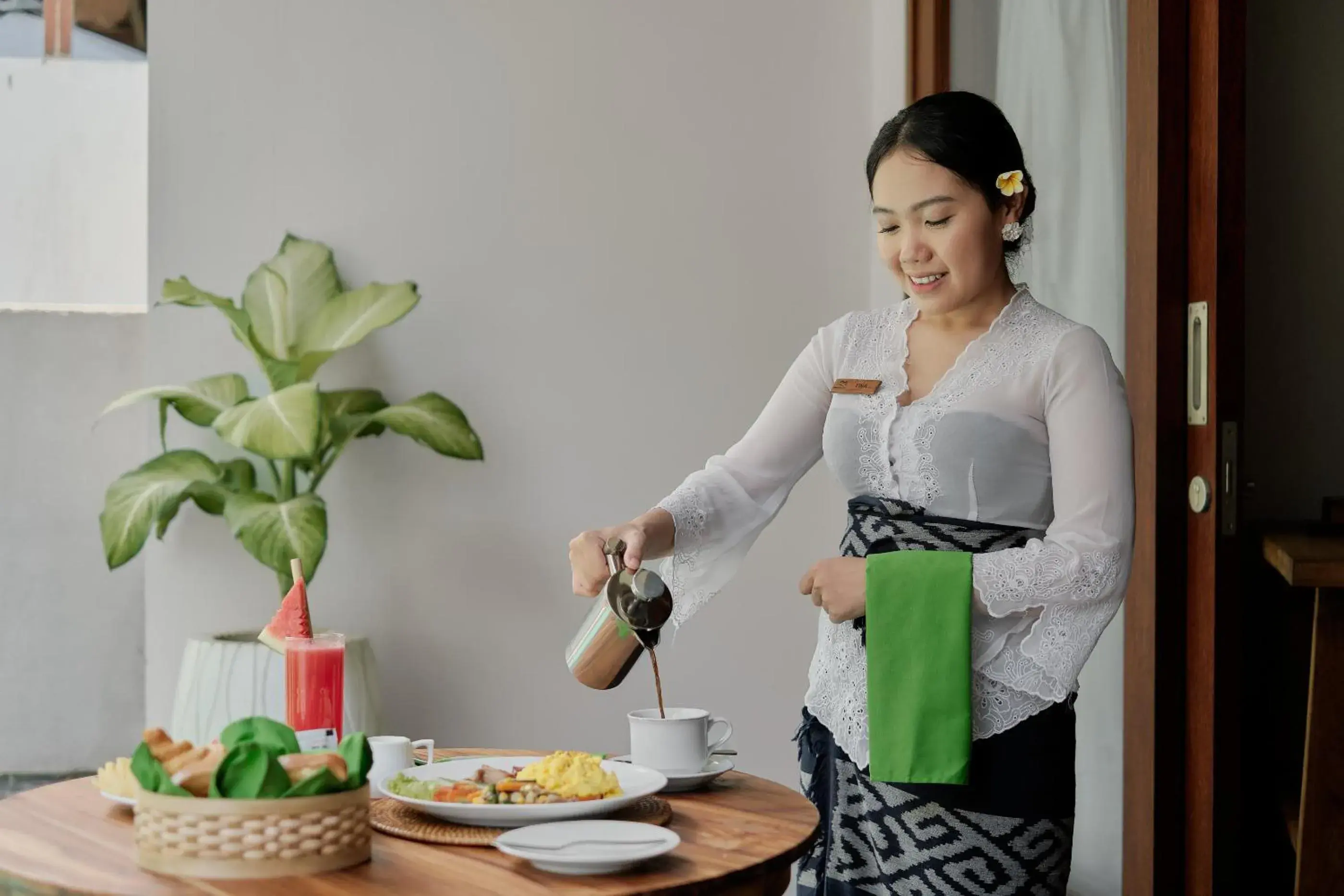 Breakfast in Elitya Ubud Villa Breakfast in Elitya Ubud Villa