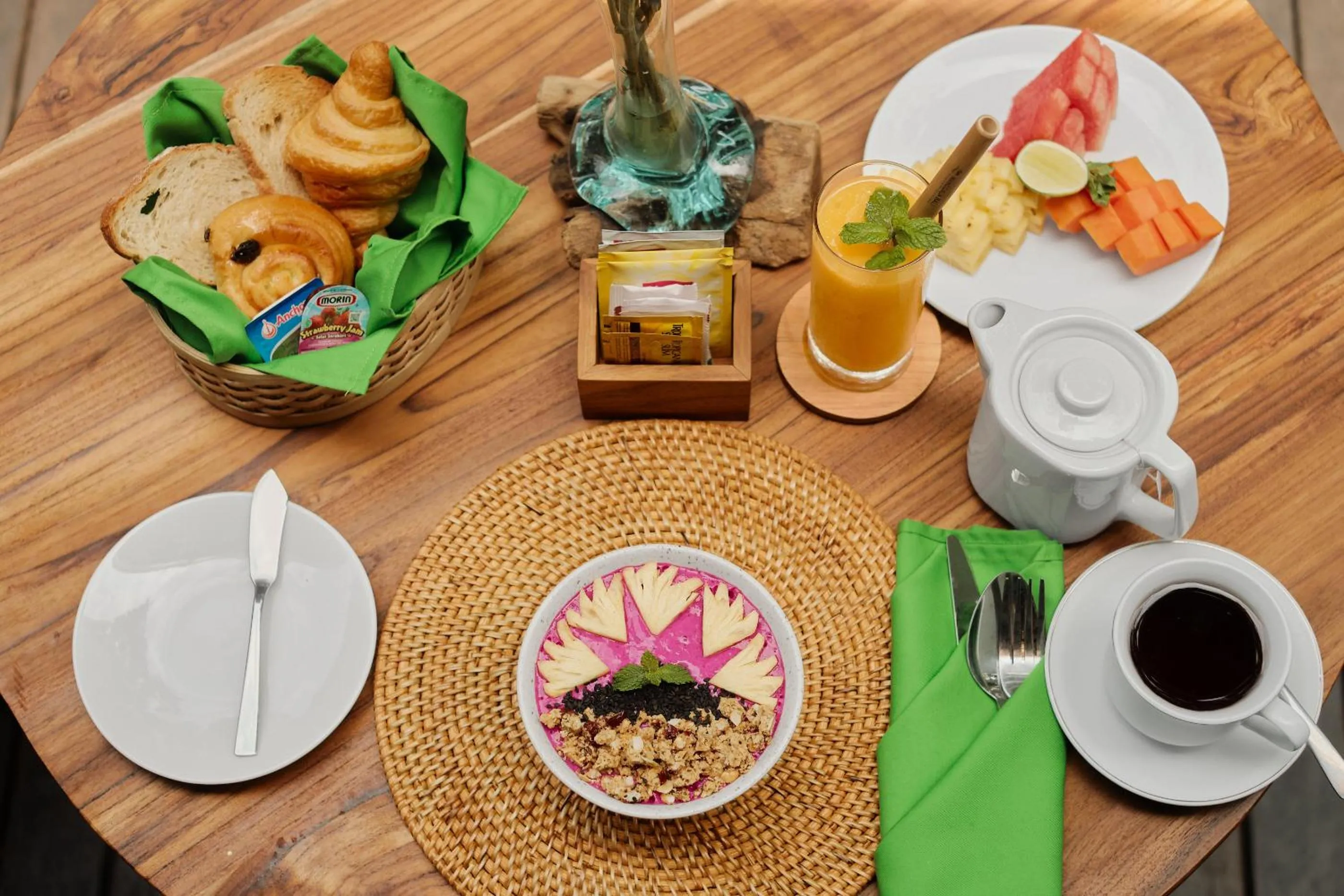 Breakfast in Elitya Ubud Villa