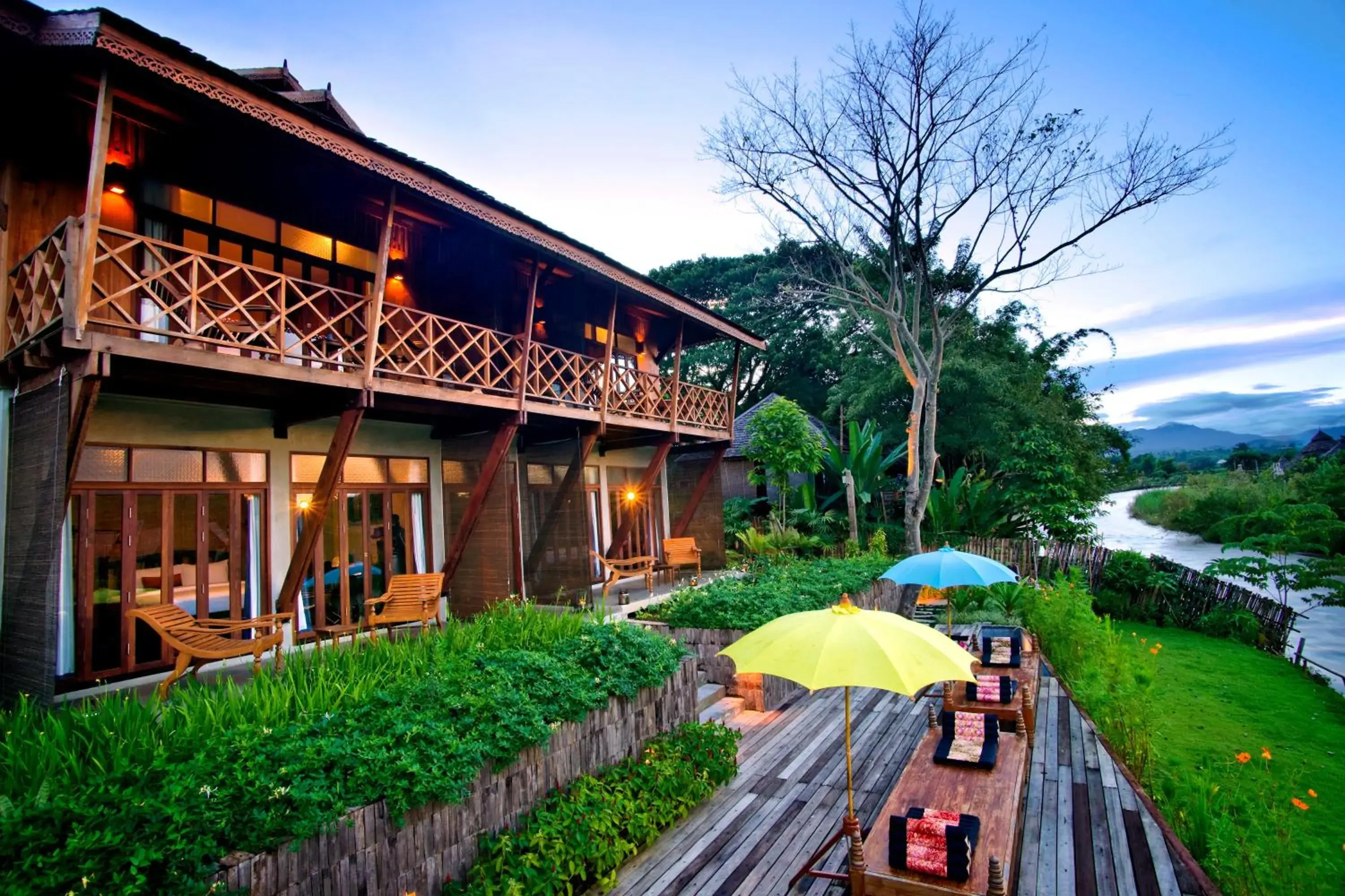 Property building in Hotel des Artists Rose of Pai Property building in Hotel des Artists Rose of Pai