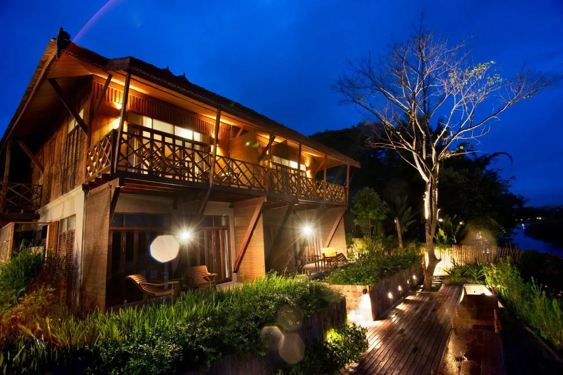 Property building in Hotel des Artists Rose of Pai Property building in Hotel des Artists Rose of Pai