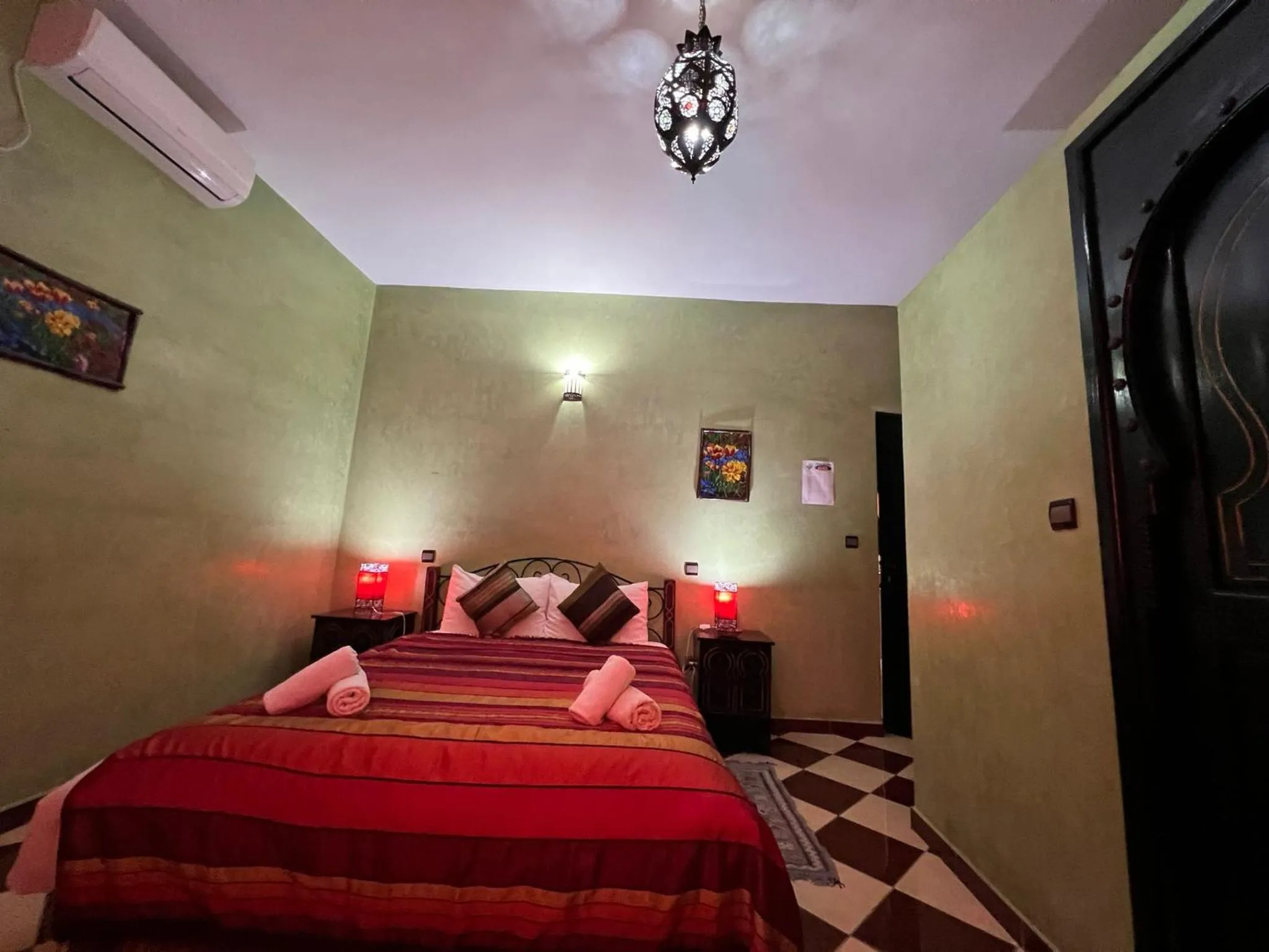 Bed in Maison d´hôtes Amazir