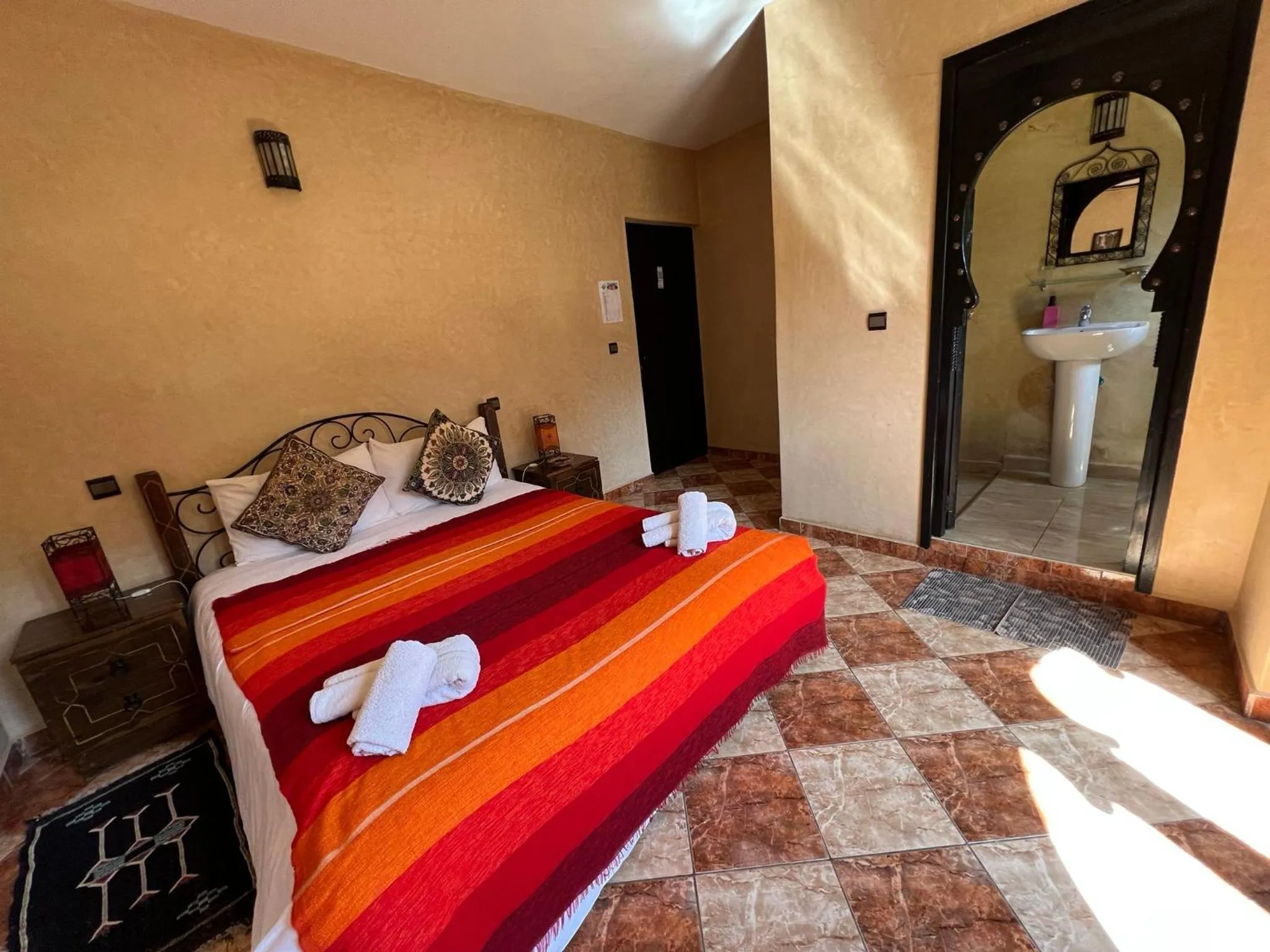 Bed in Maison d´hôtes Amazir