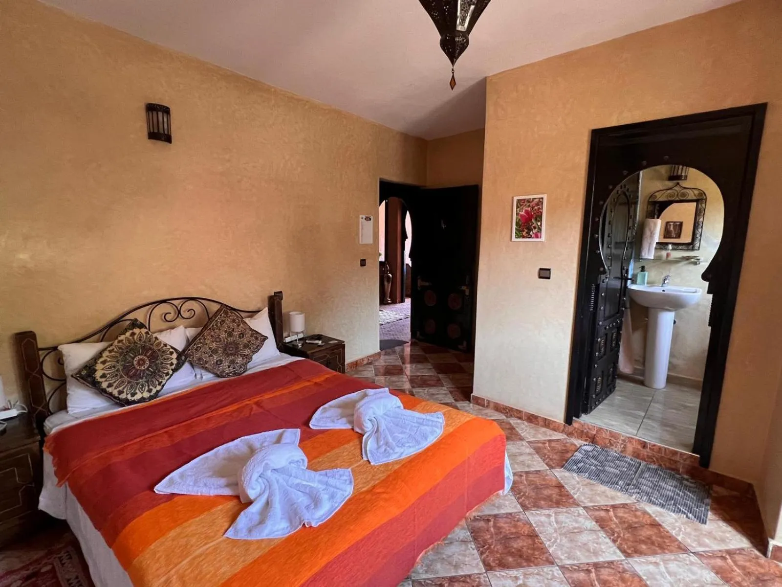 Bed in Maison d´hôtes Amazir