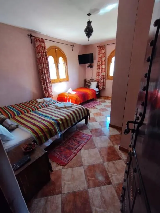 Bed in Maison d´hôtes Amazir