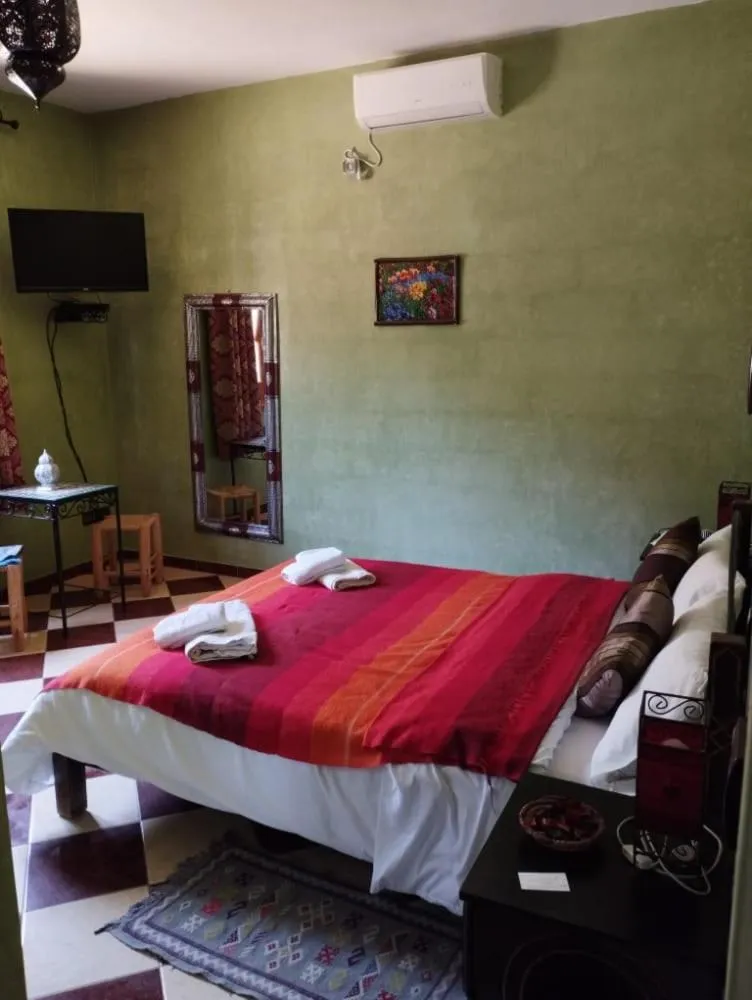 Bed in Maison d´hôtes Amazir