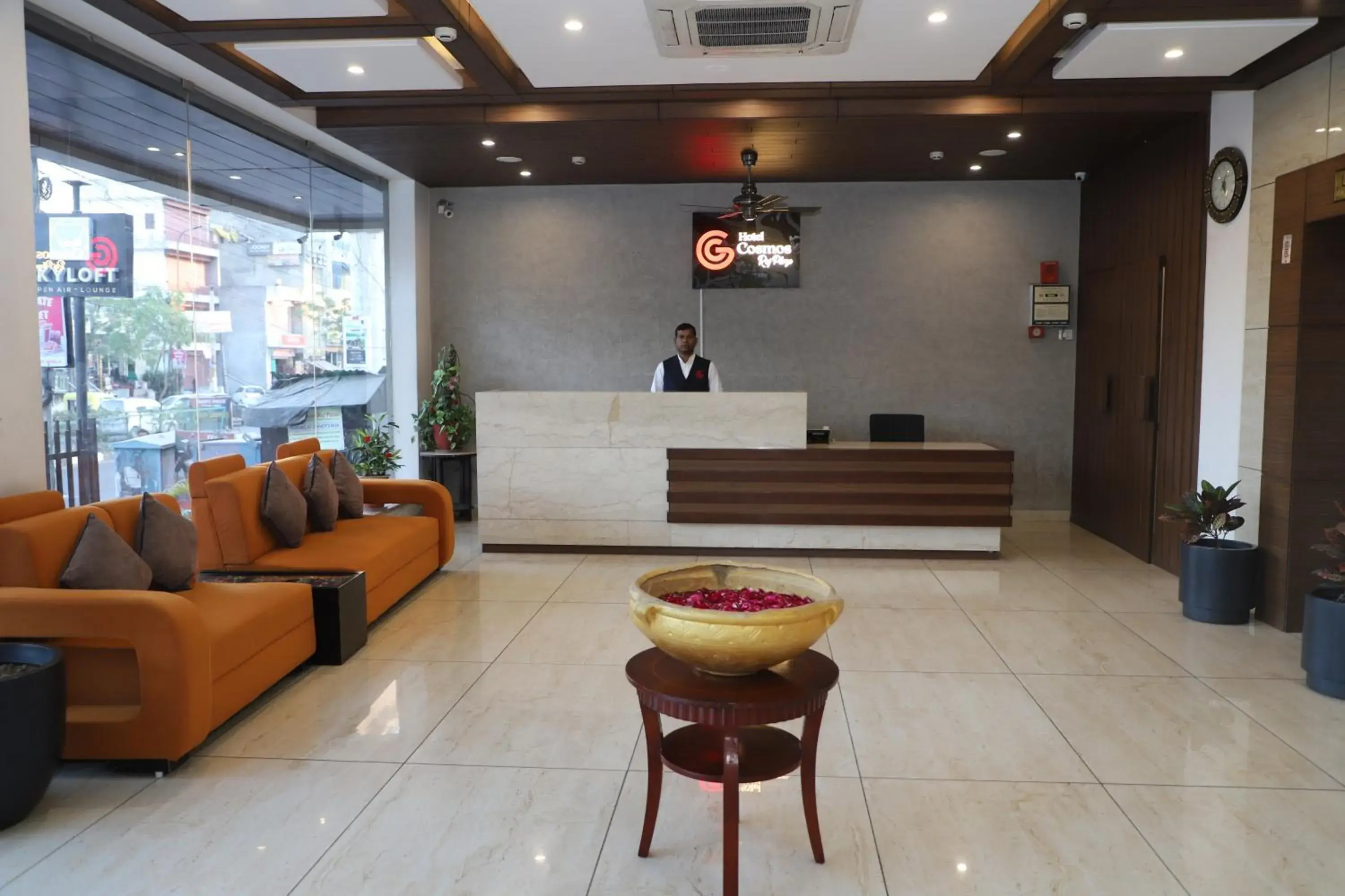Lobby or reception in Cosmos Raj Plaza Jaipur Lobby or reception in Cosmos Raj Plaza Jaipur