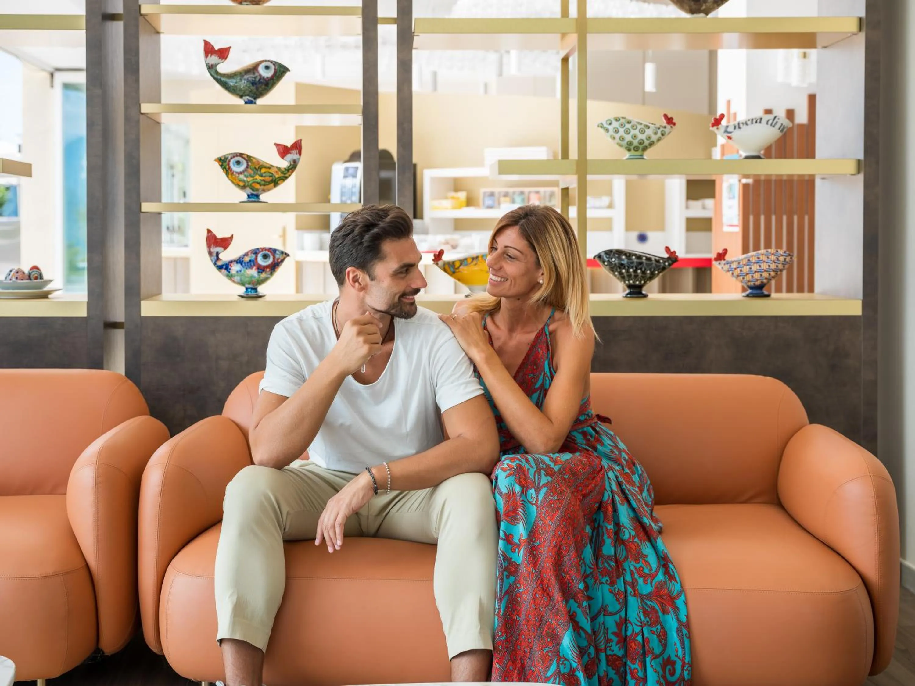 Lobby or reception in Hotel Leonardo Da Vinci