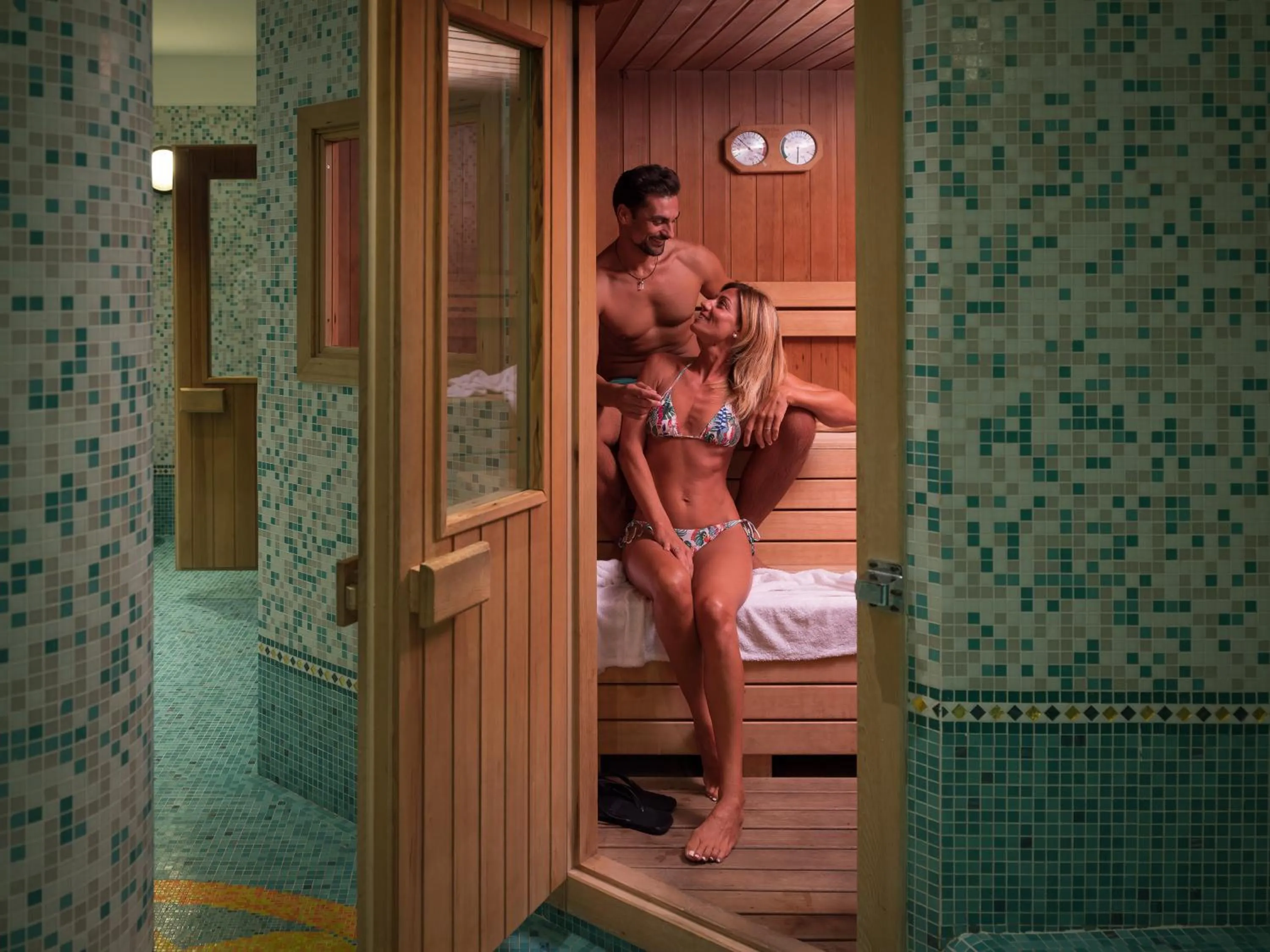 Sauna in Hotel Leonardo Da Vinci