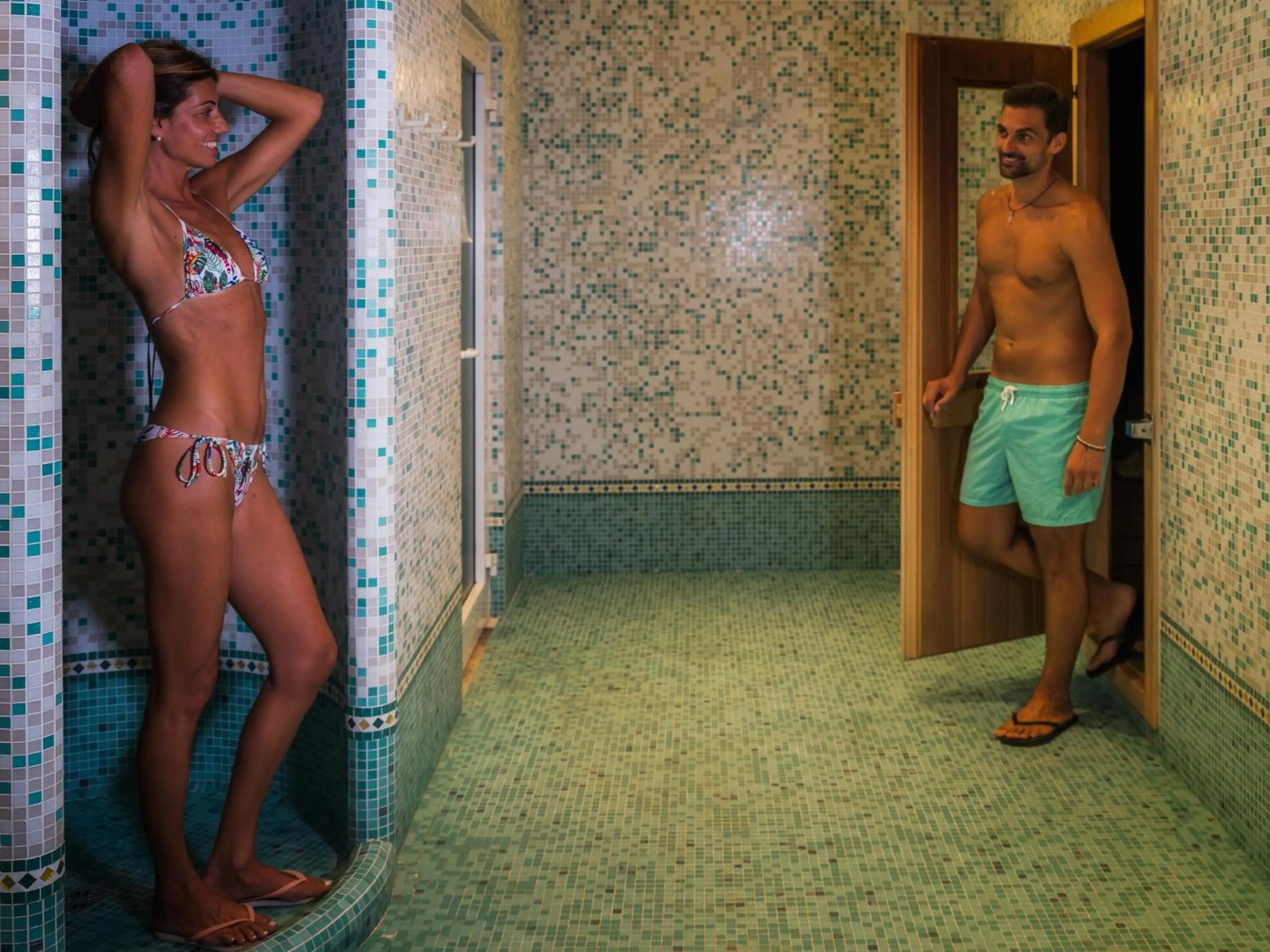 Sauna in Hotel Leonardo Da Vinci