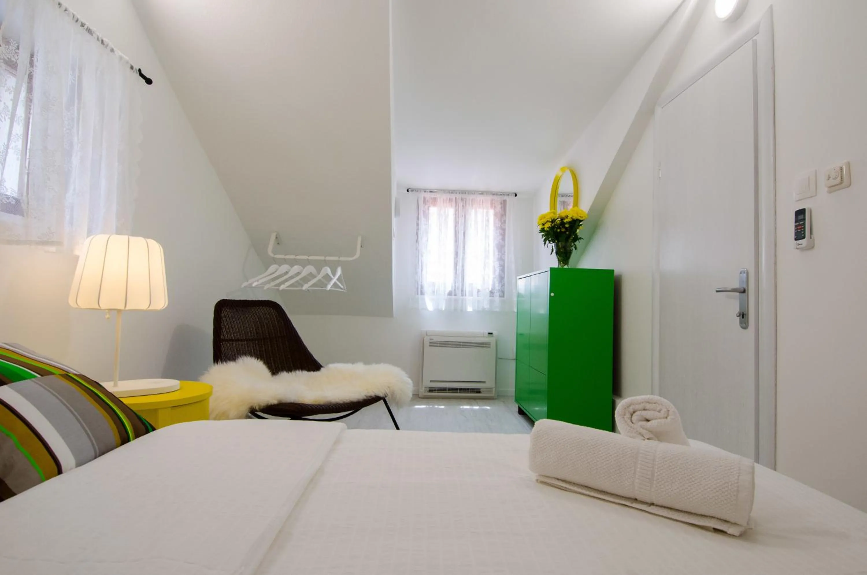 Bedroom, Bed in Apartments & Rooms Tiramola - Old Town