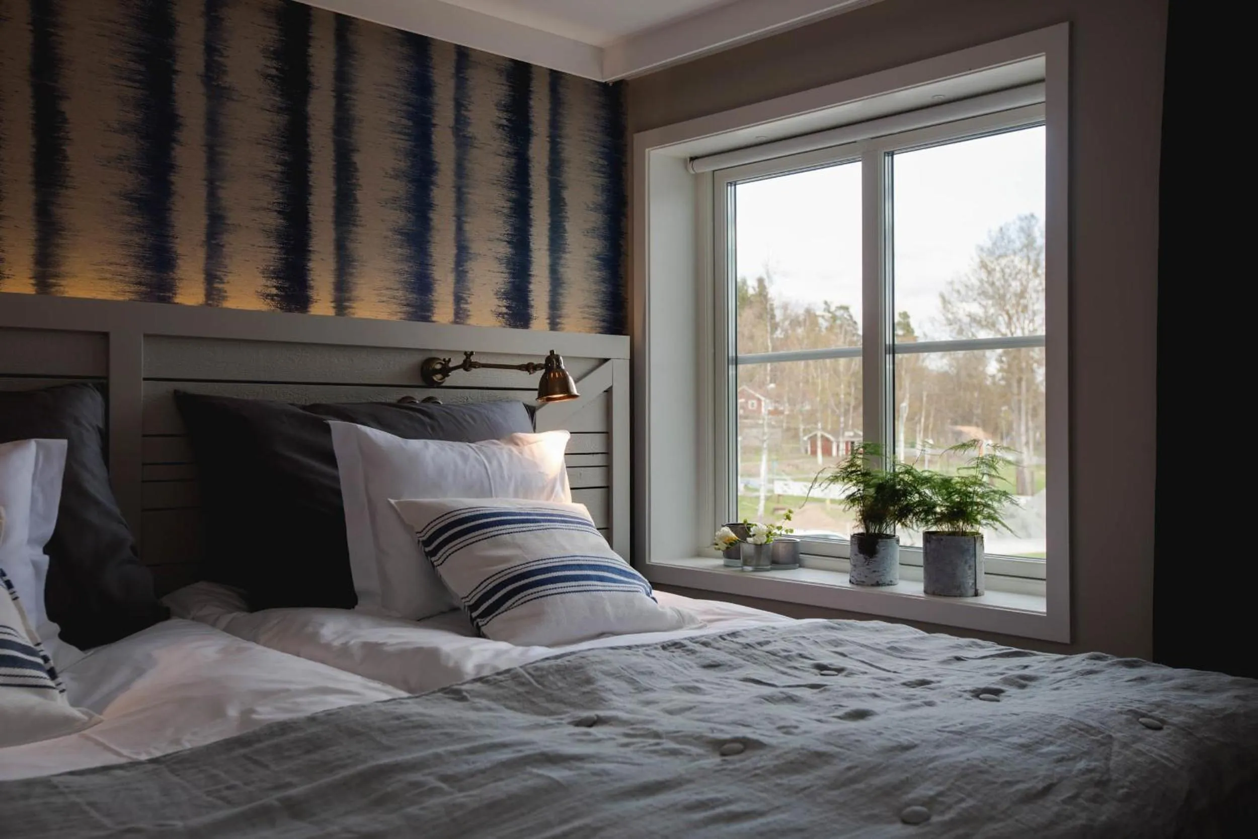 Photo of the whole room, Bed in Bauergården