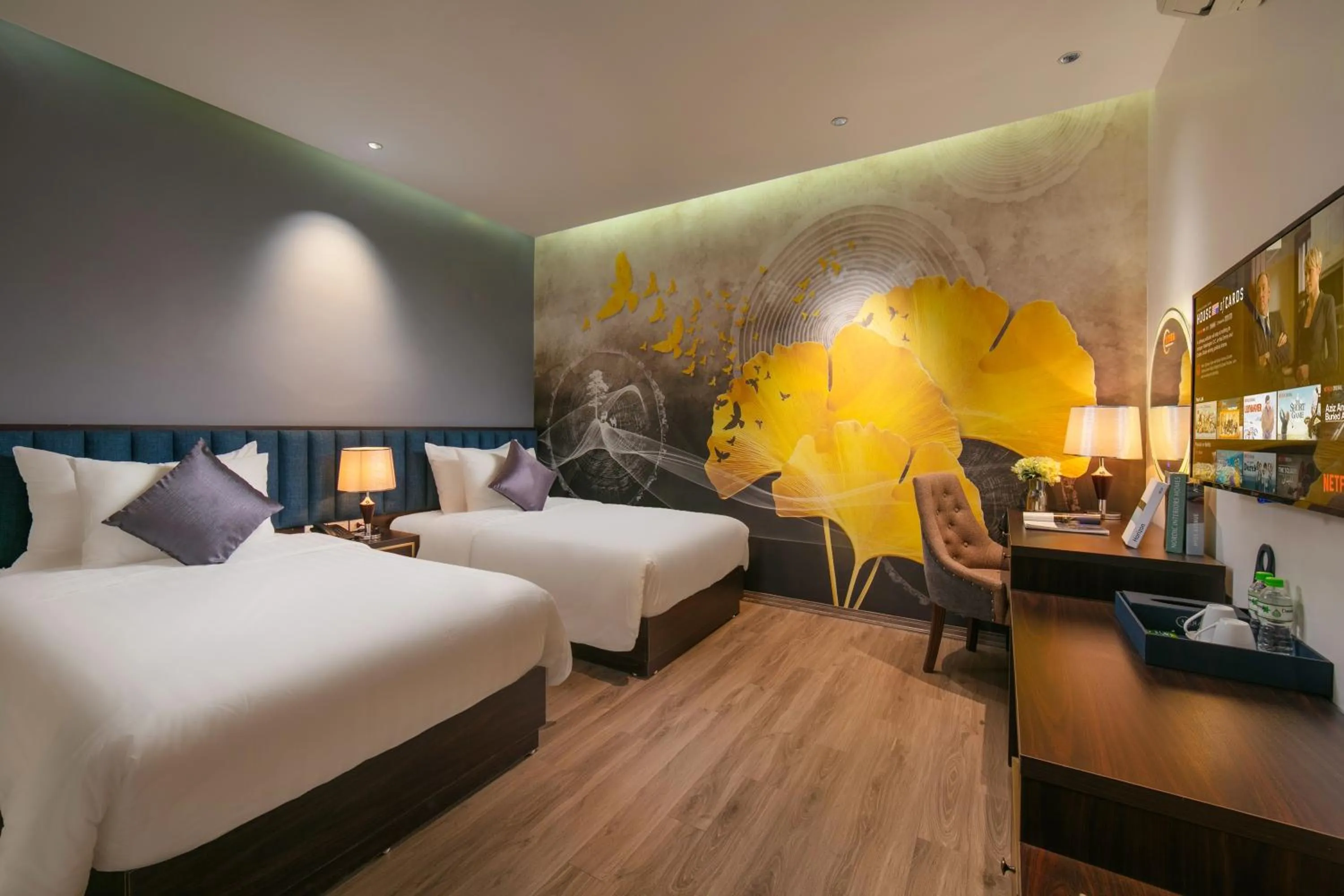 Photo of the whole room, Bed in Westlake Pearl Suites & Spa 70 Xuan Dieu - By Pegasy Group