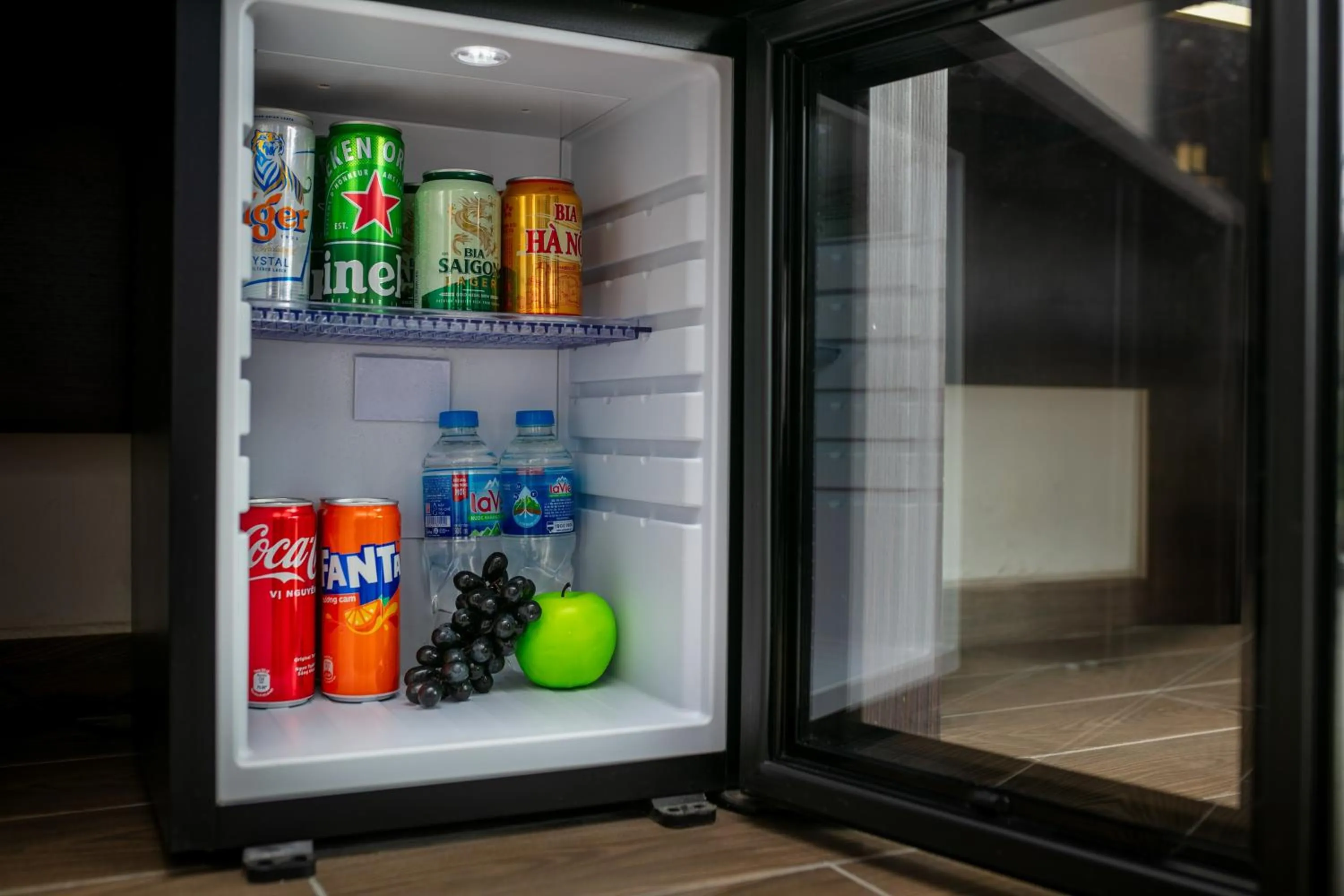 minibar in Westlake Pearl Suites & Spa 70 Xuan Dieu - By Pegasy Group