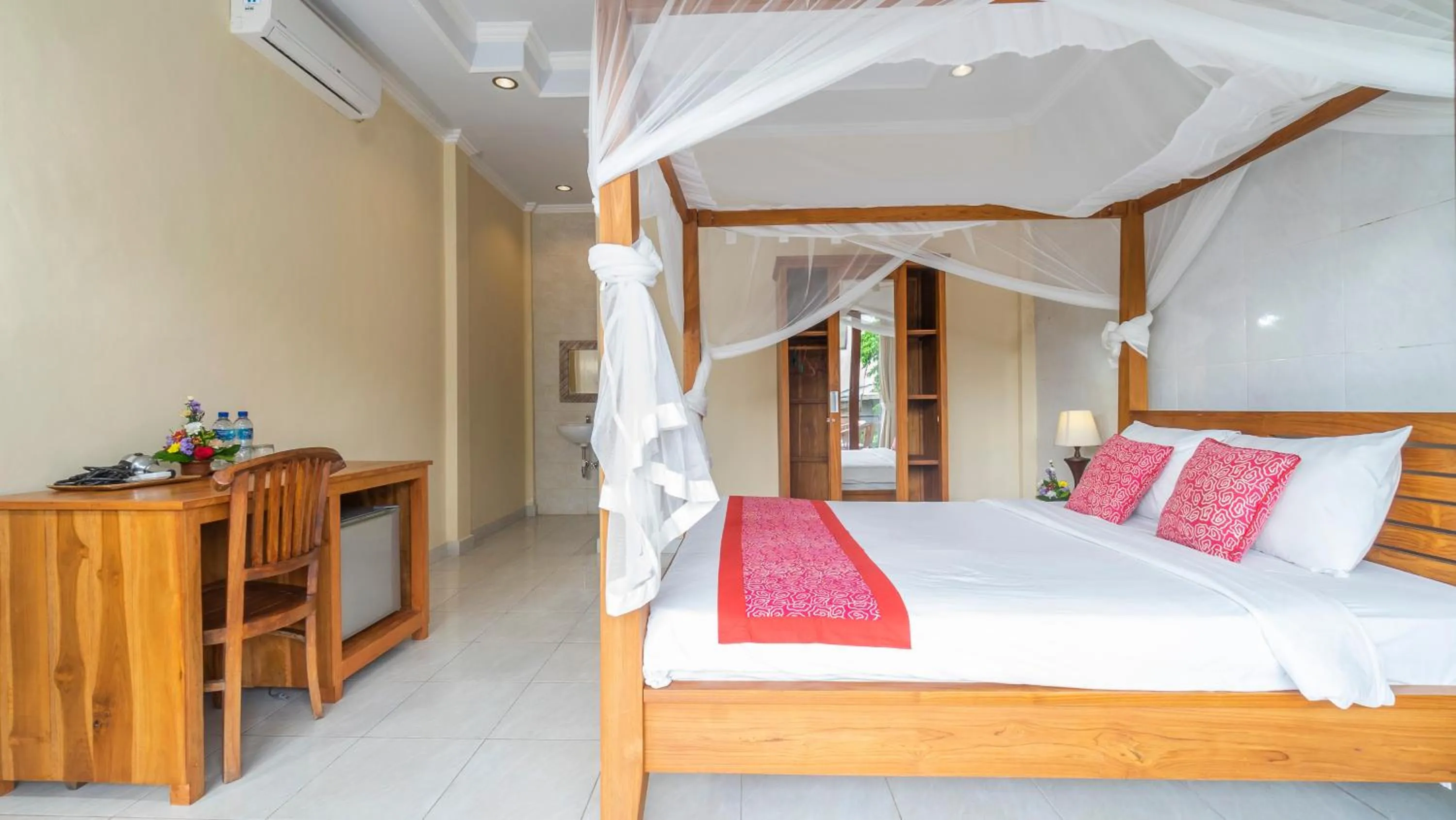 Bed in Raka House Accommodation