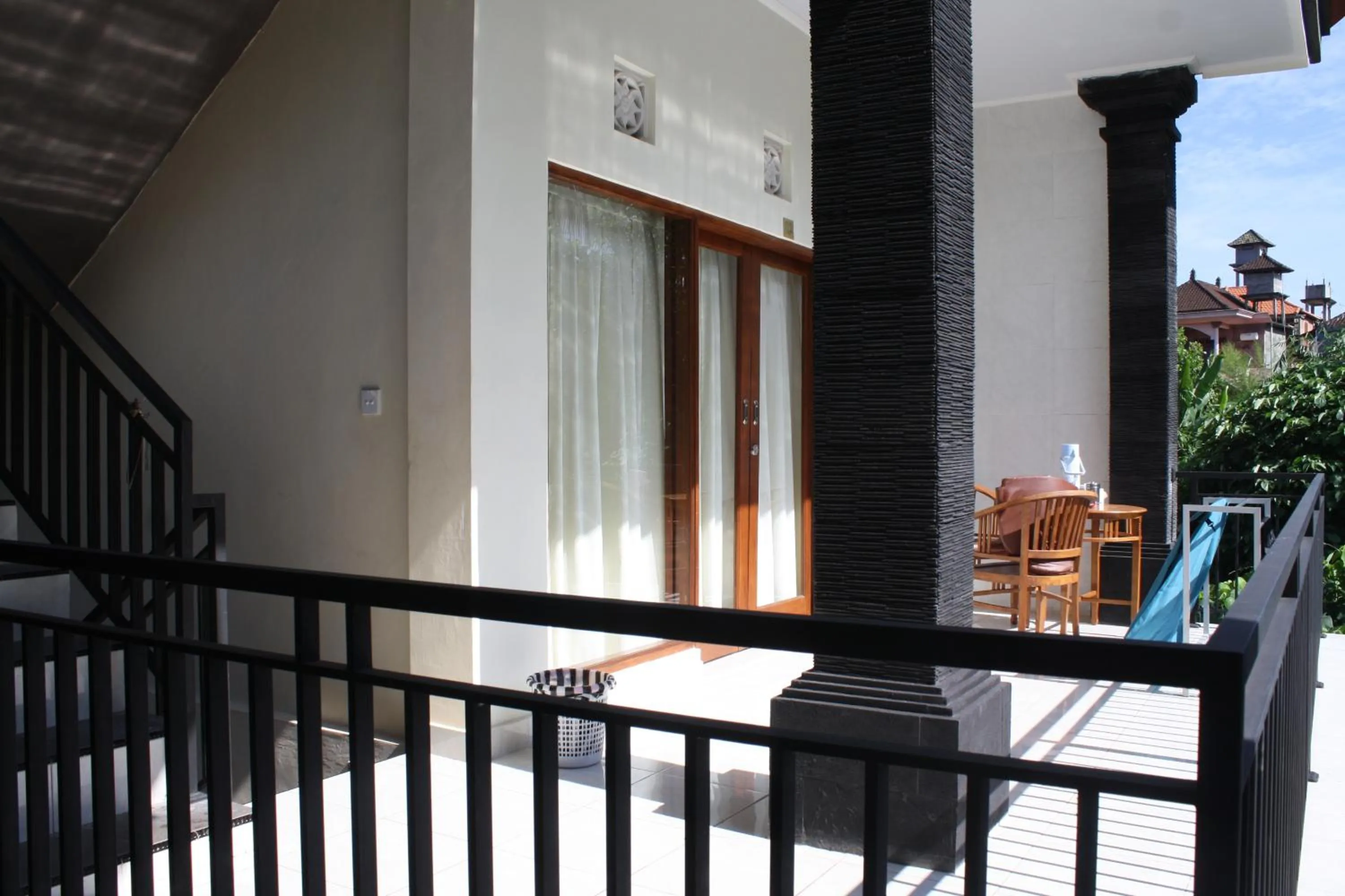 Patio in Raka House Accommodation