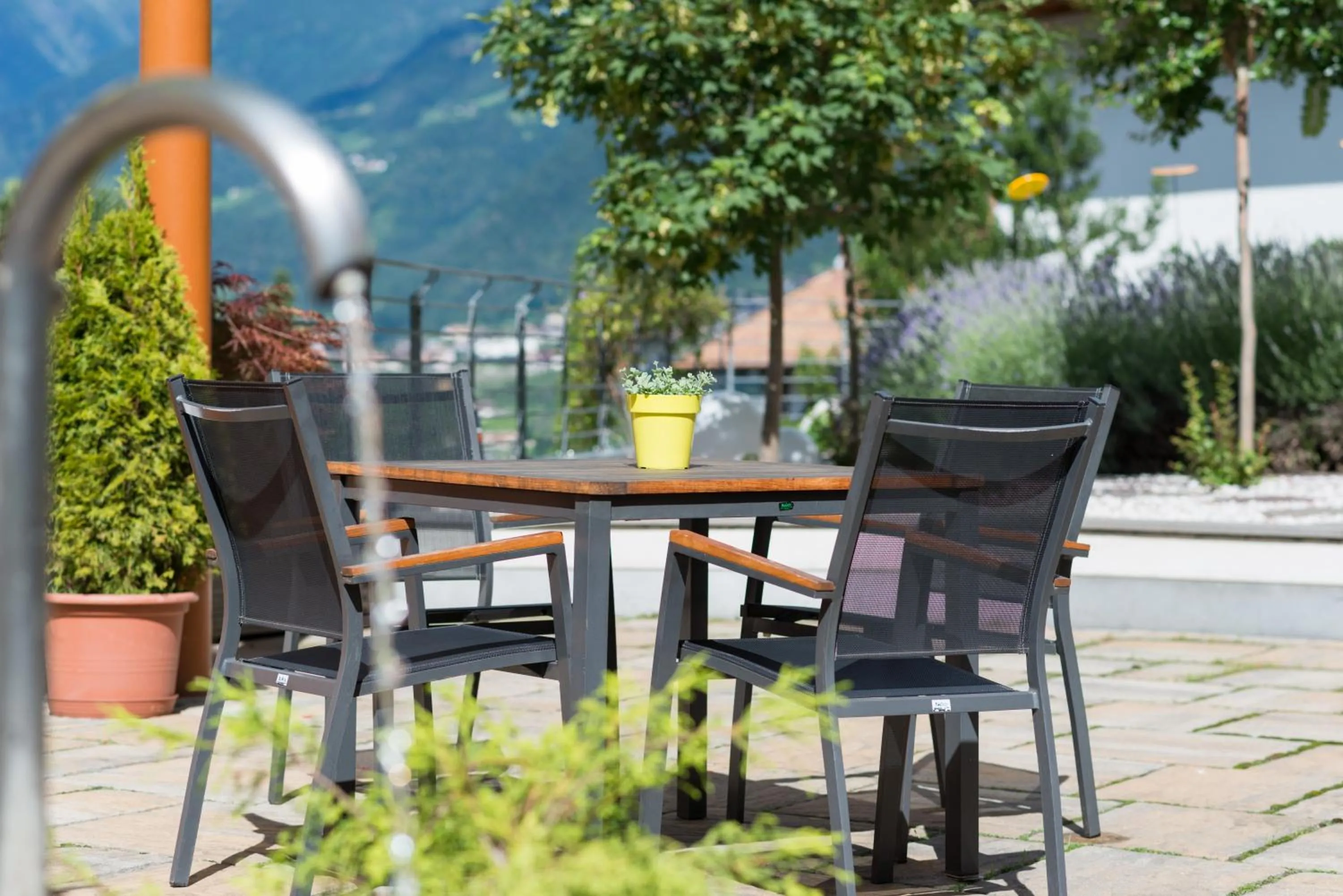 Patio in Hilburger Hotel