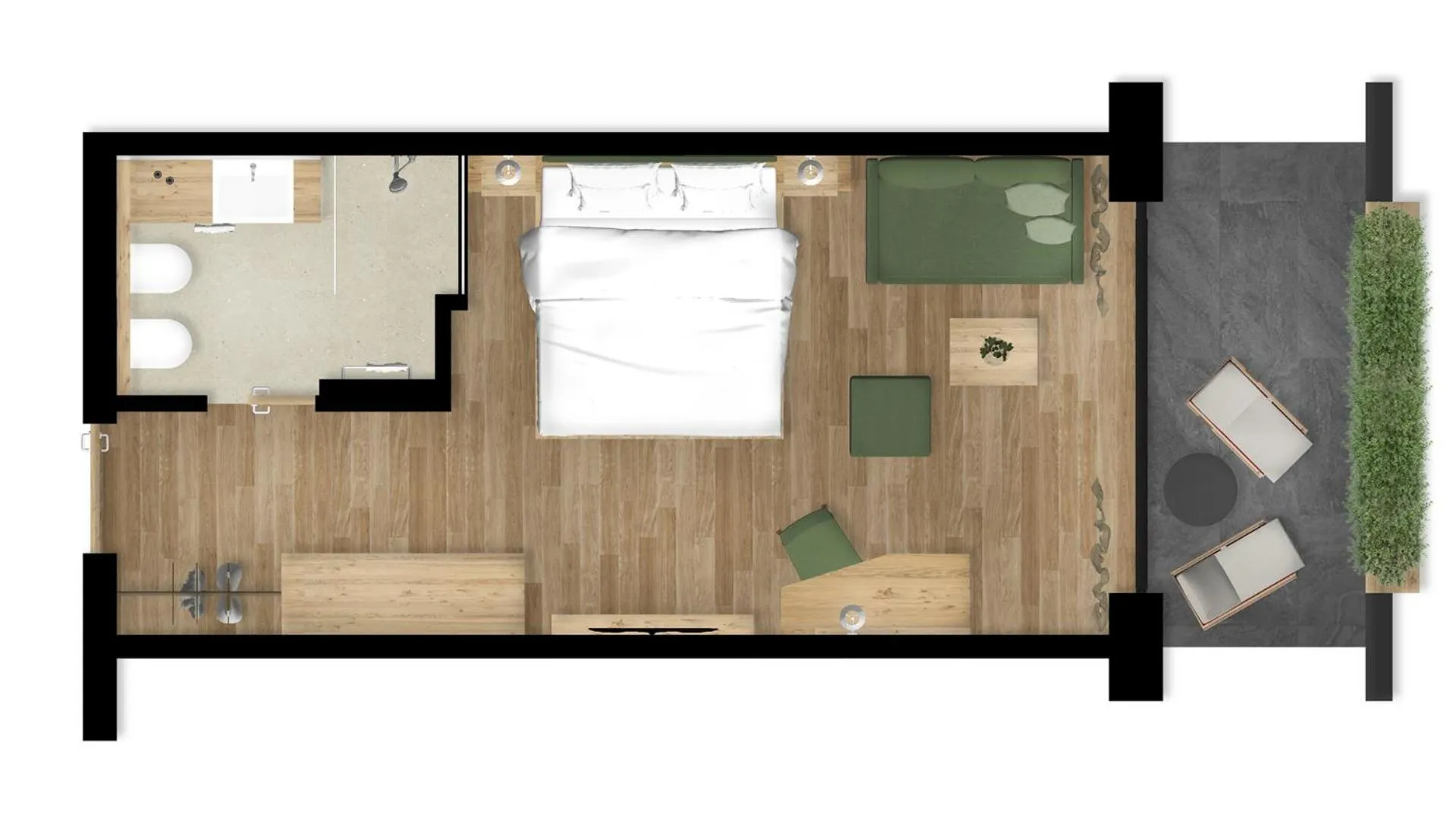 Photo of the whole room in Hilburger Hotel