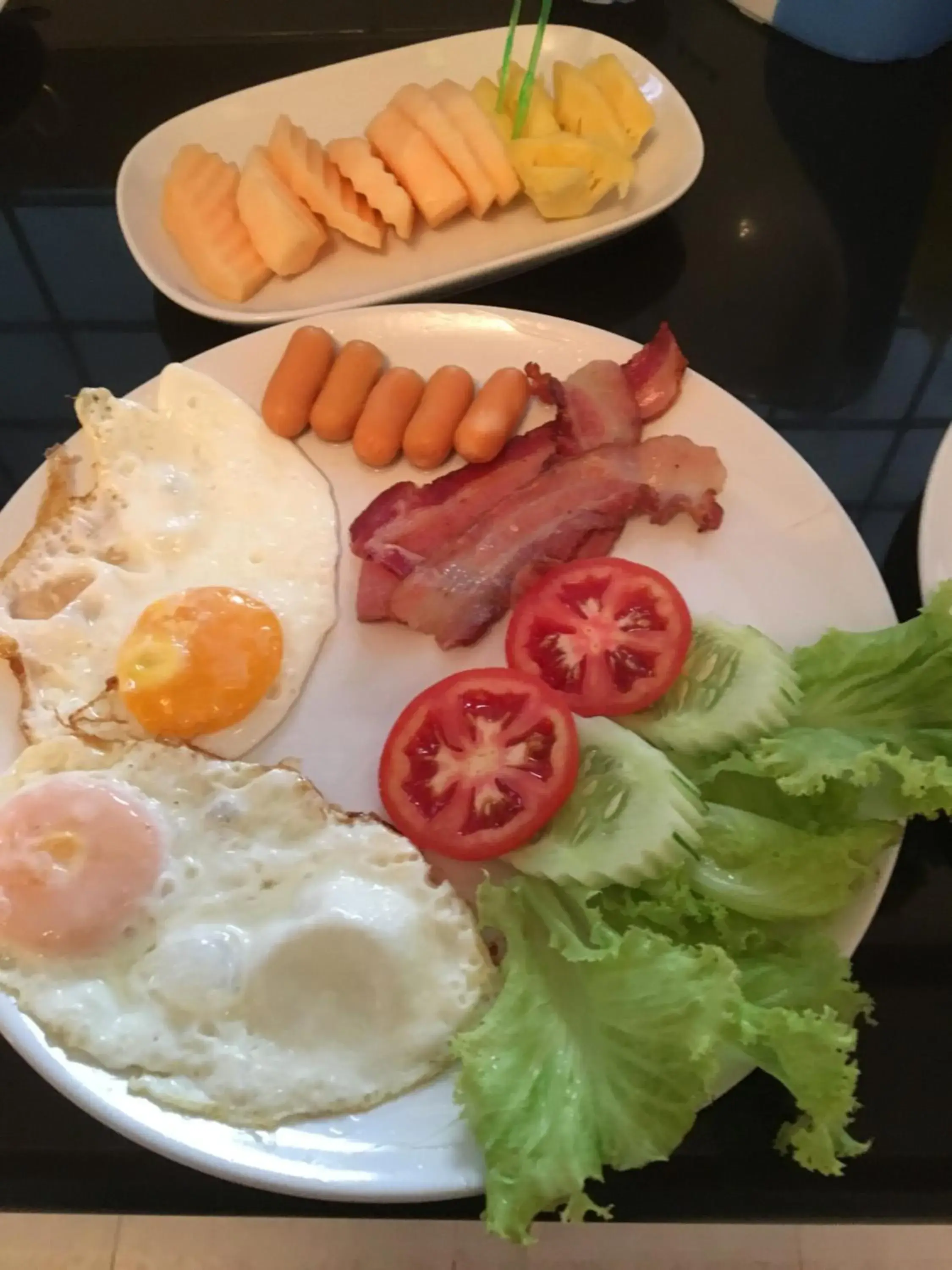 Continental breakfast in White Elephant Resort Continental breakfast in White Elephant Resort