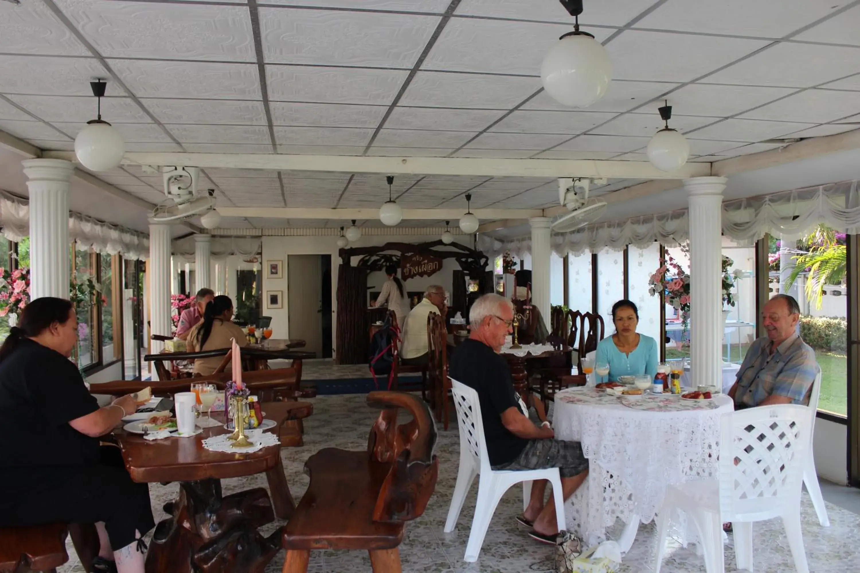 Continental breakfast in White Elephant Resort Continental breakfast in White Elephant Resort