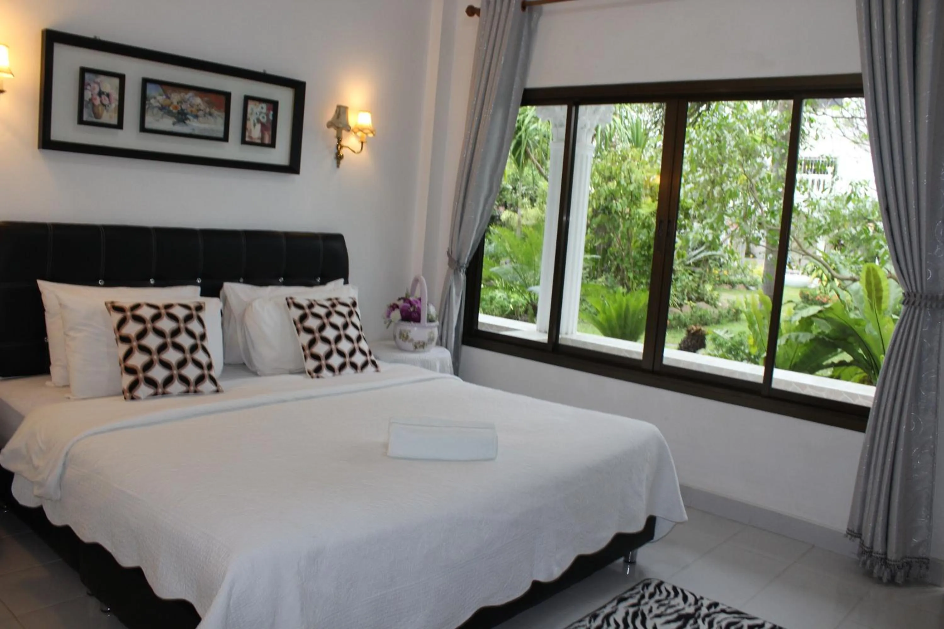 Bed in White Elephant Resort