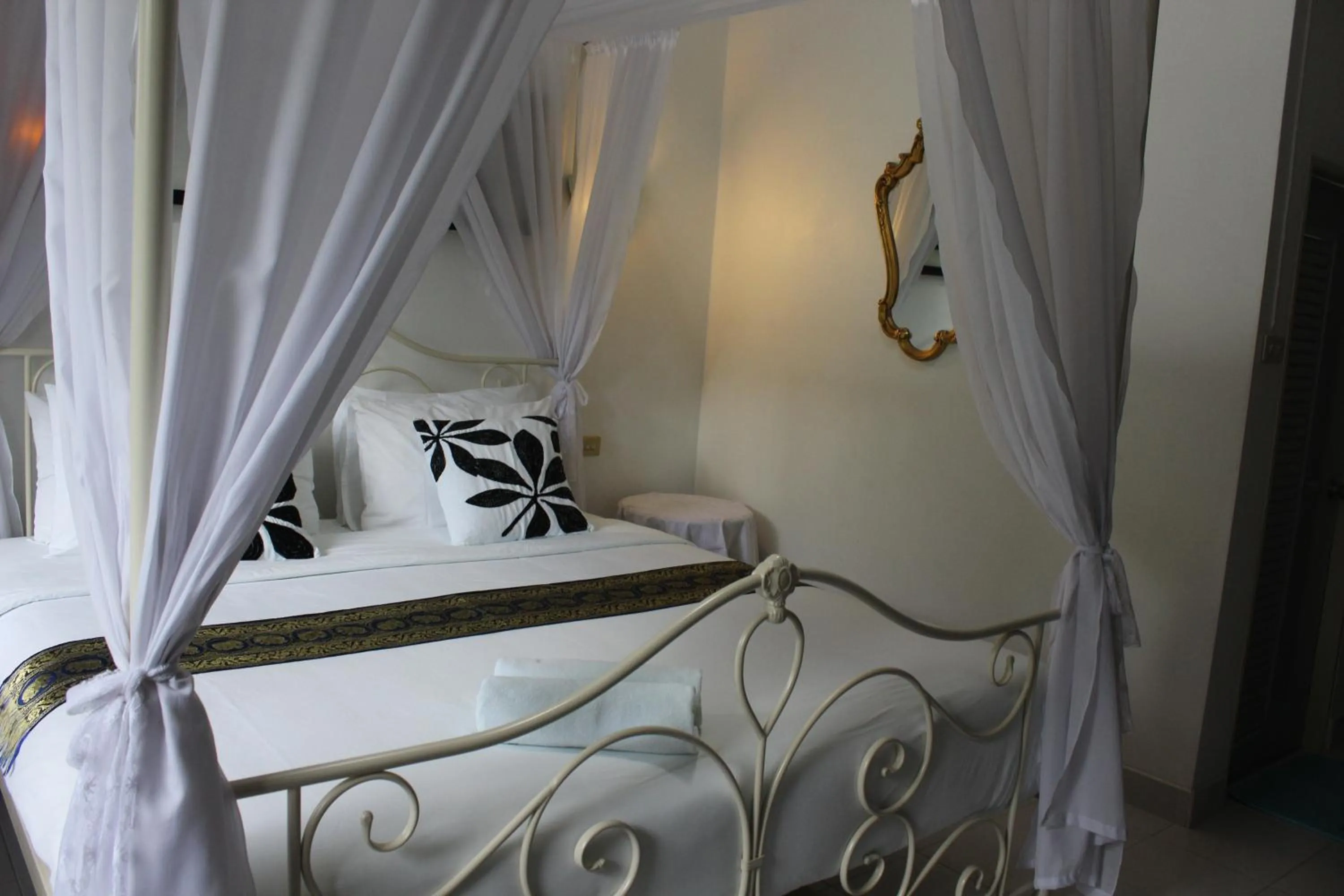 Bed in White Elephant Resort