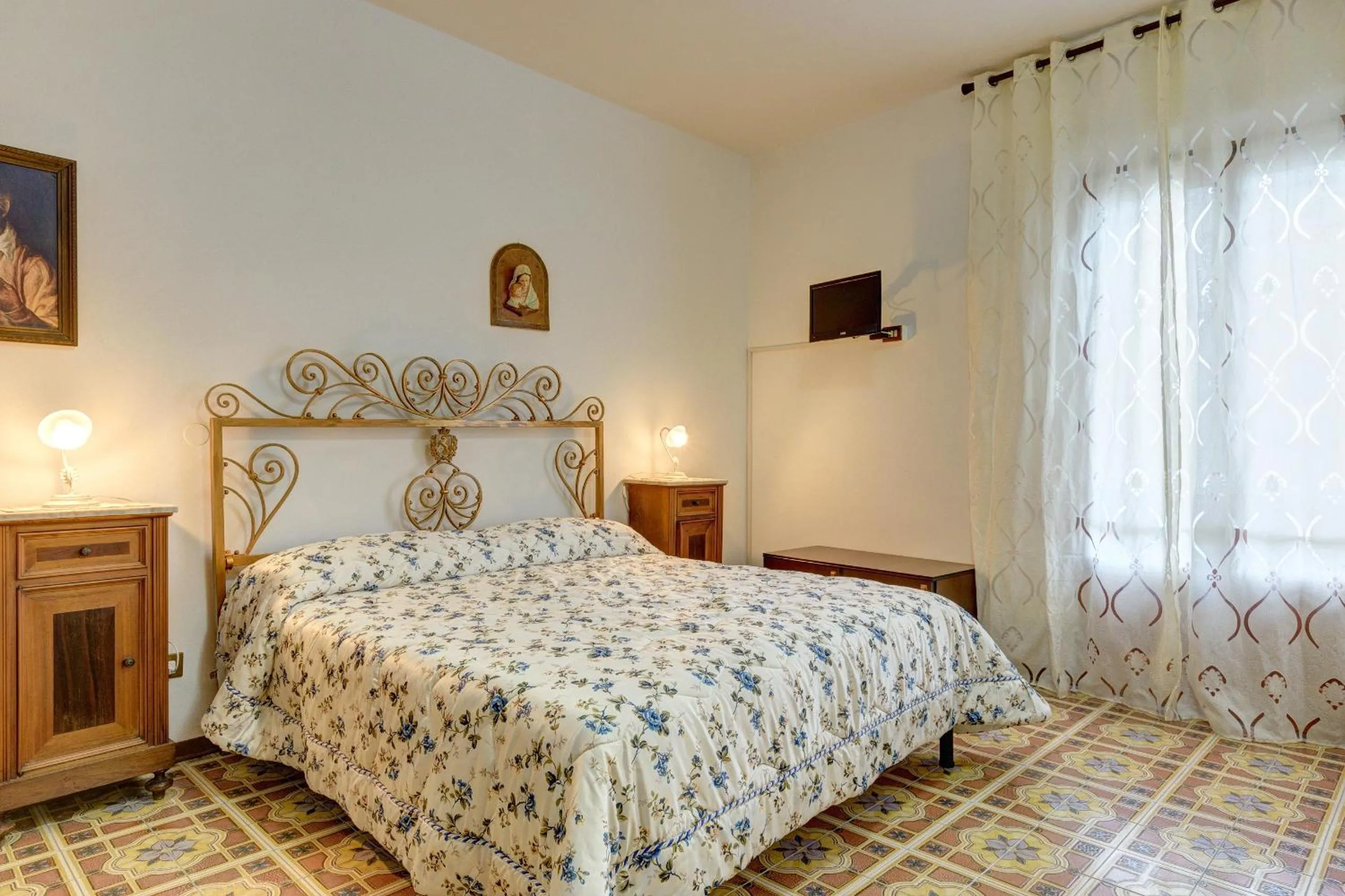 Bathroom, Bed in B&B Il Pozzo