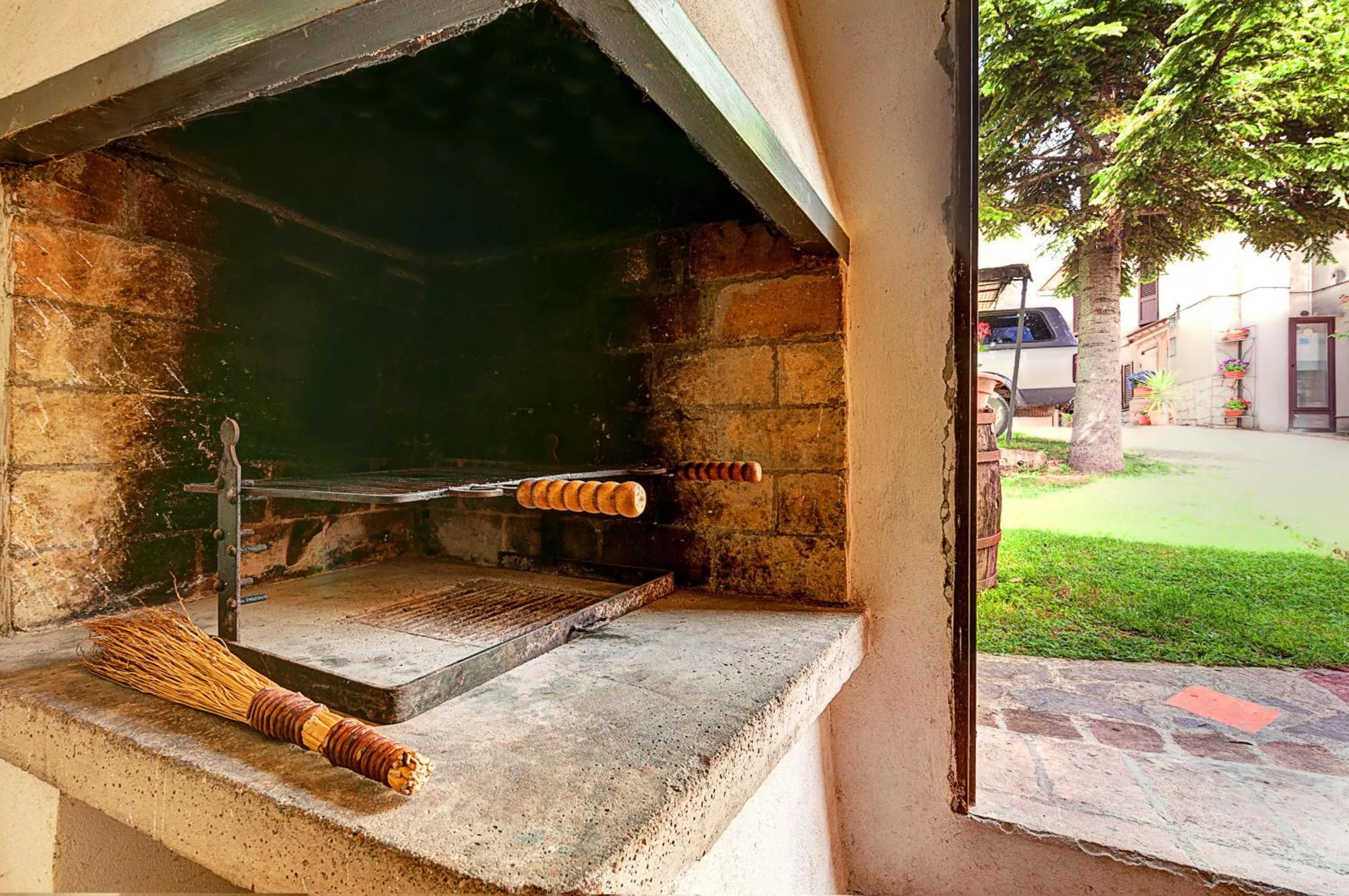 BBQ facilities in B&B Il Pozzo