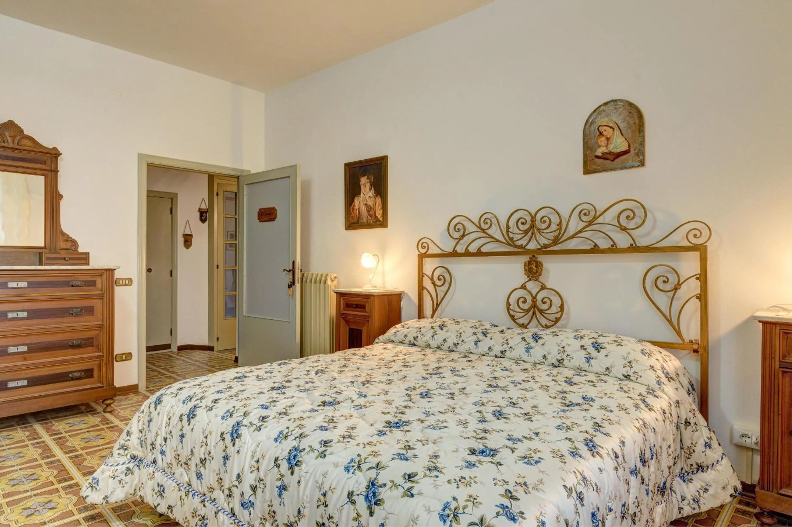 Bathroom, Bed in B&B Il Pozzo