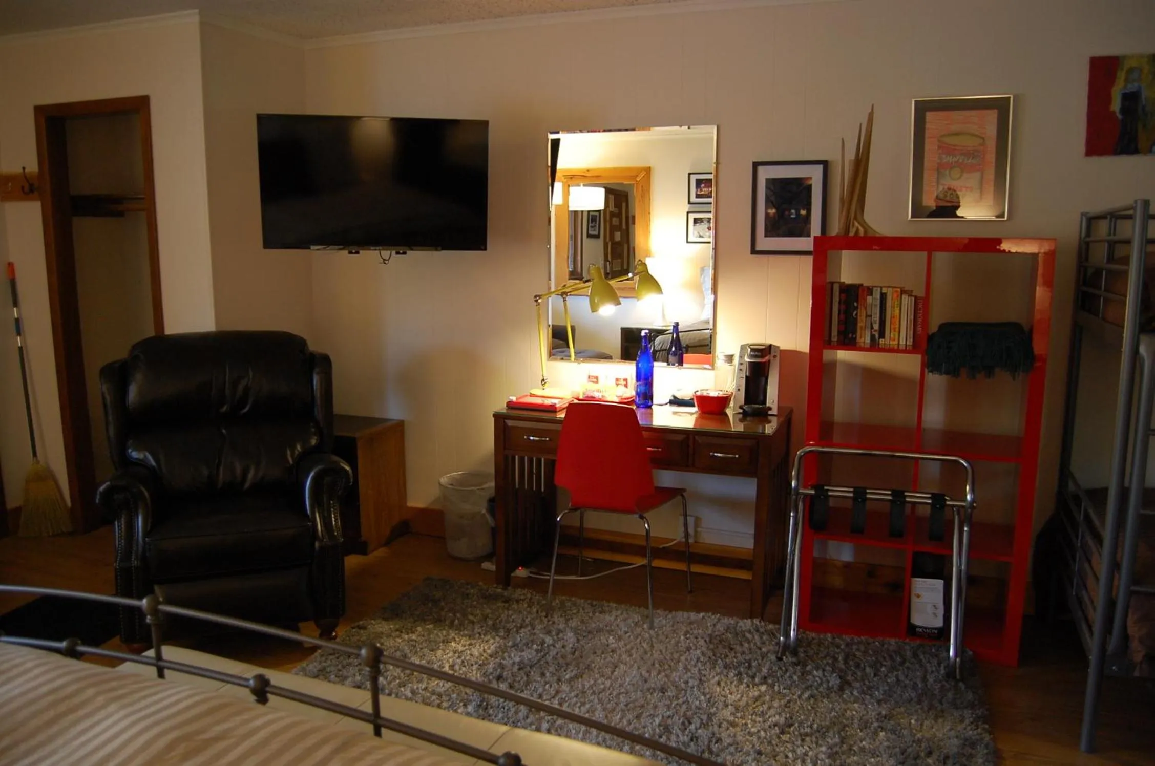 Seating area in Gore Mountain Lodge