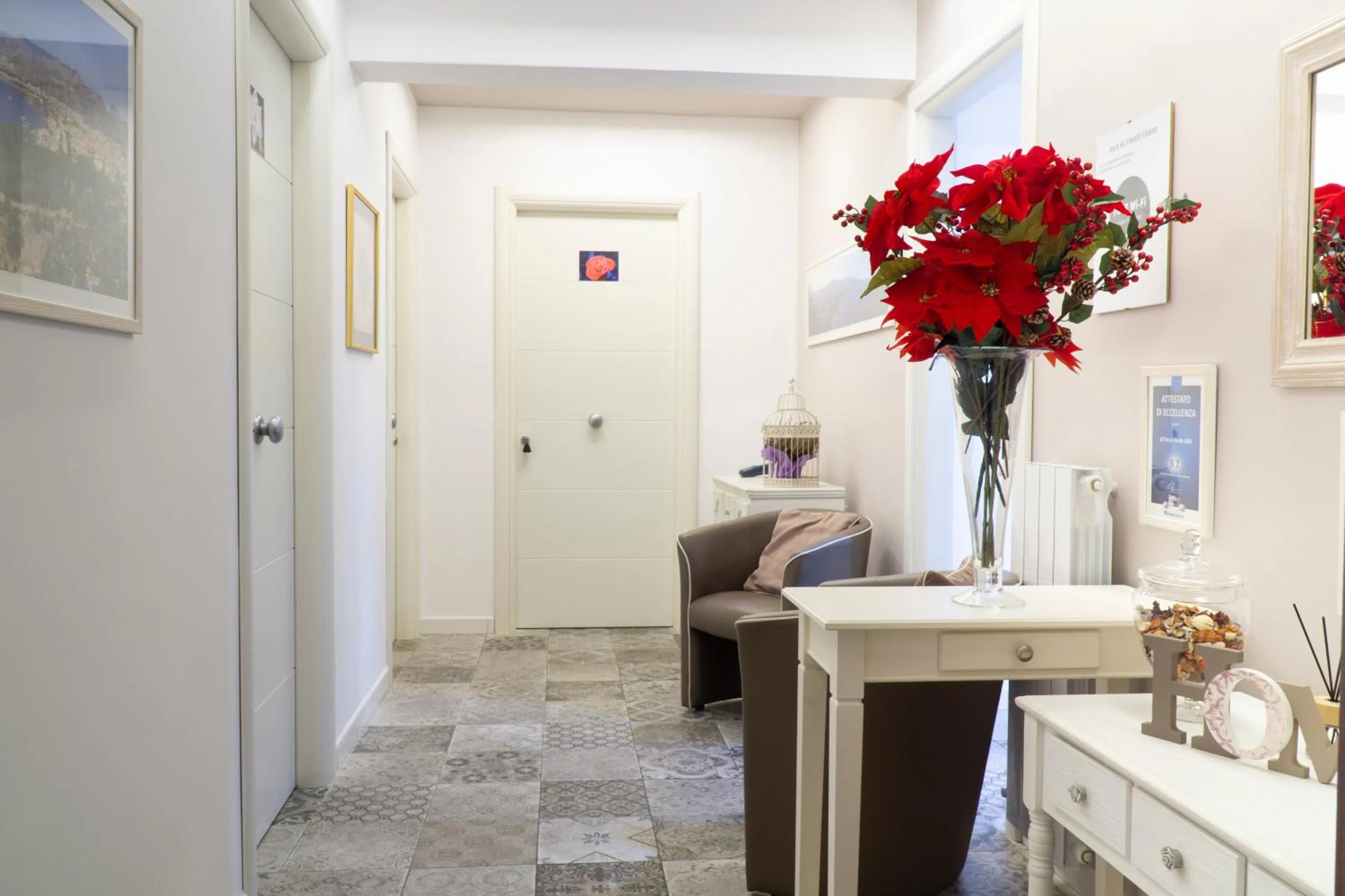 Lobby or reception in Al Parco Verde B&B