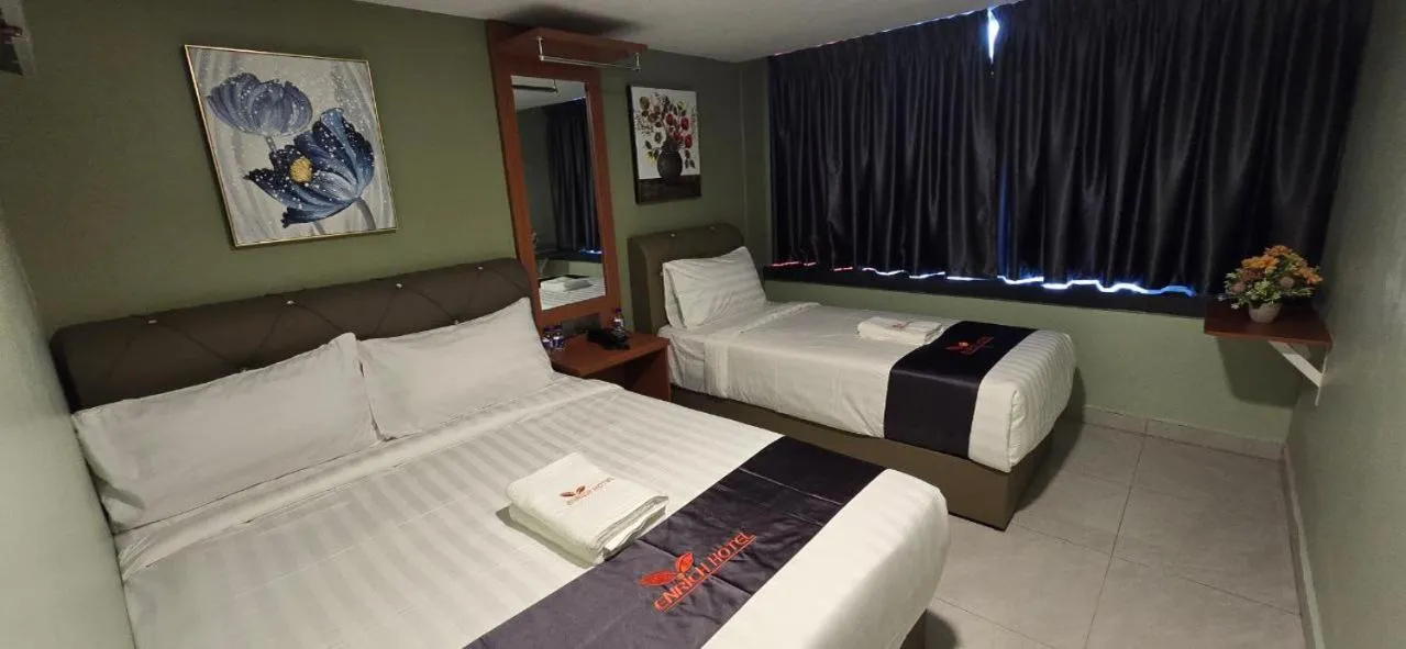 Bedroom, Bed in Enrich Hotel Semenyih by uBook