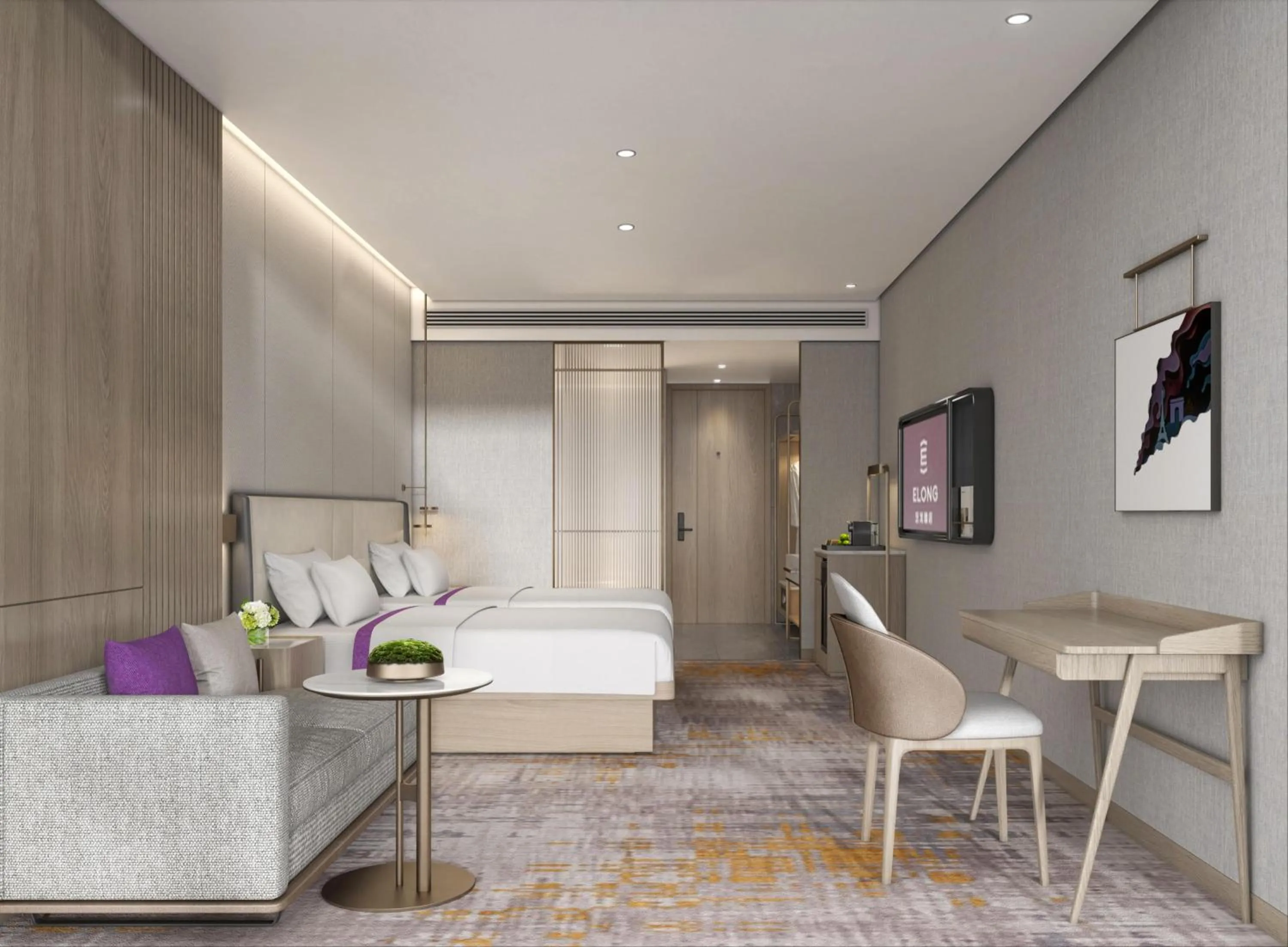 Bed in Elong Hotel Jakarta PIK