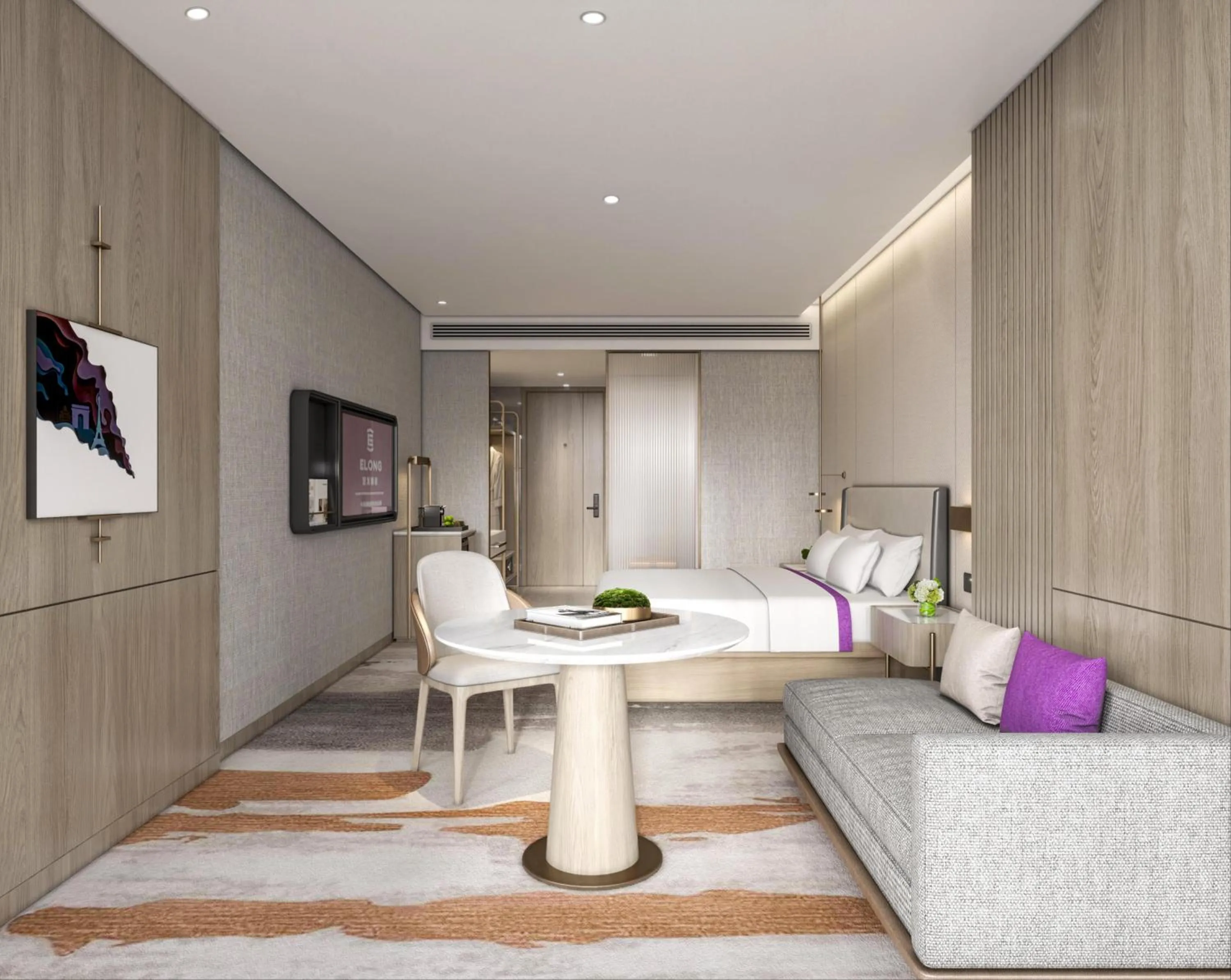 Bed in Elong Hotel Jakarta PIK