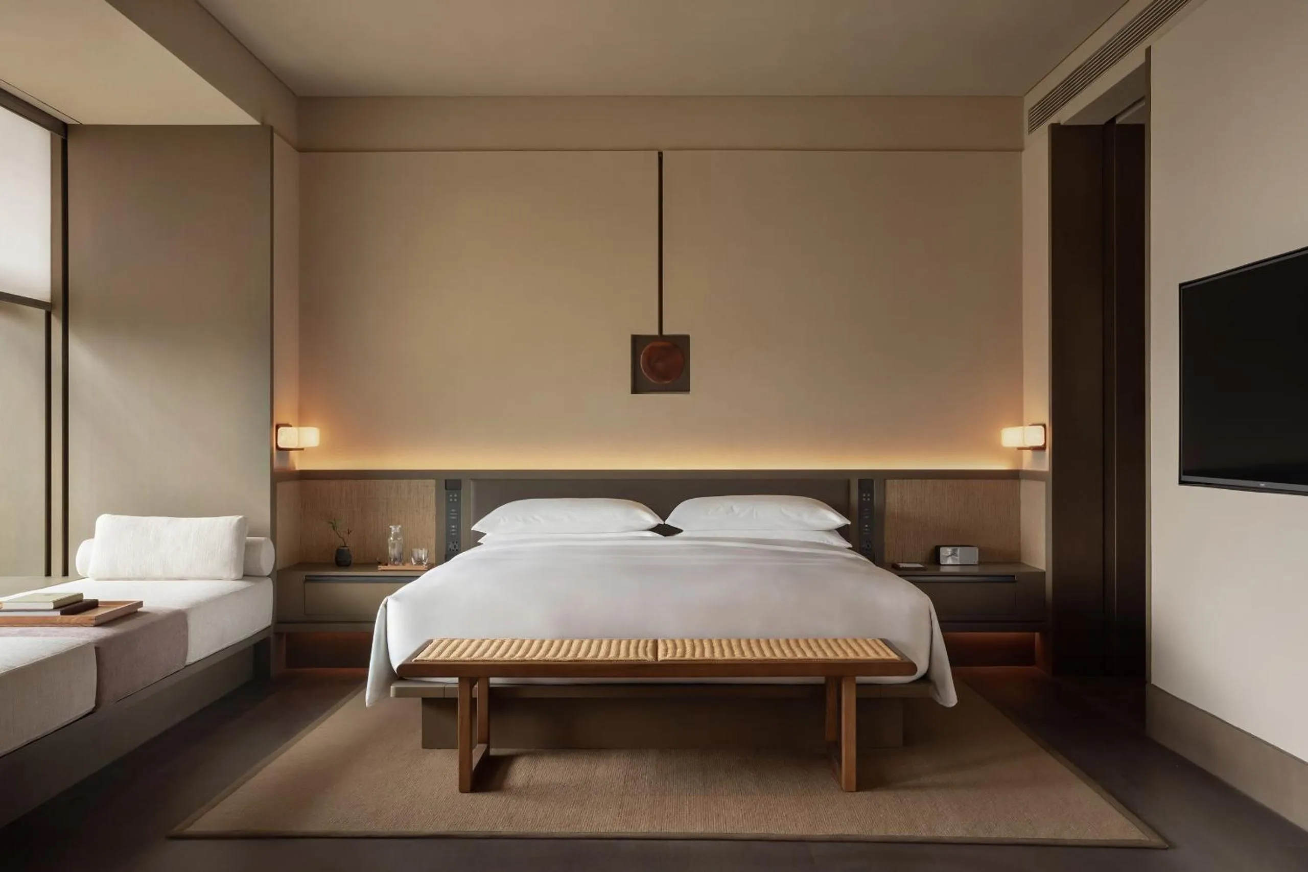 Bedroom, Bed in Alila Dong'Ao Island Zhuhai